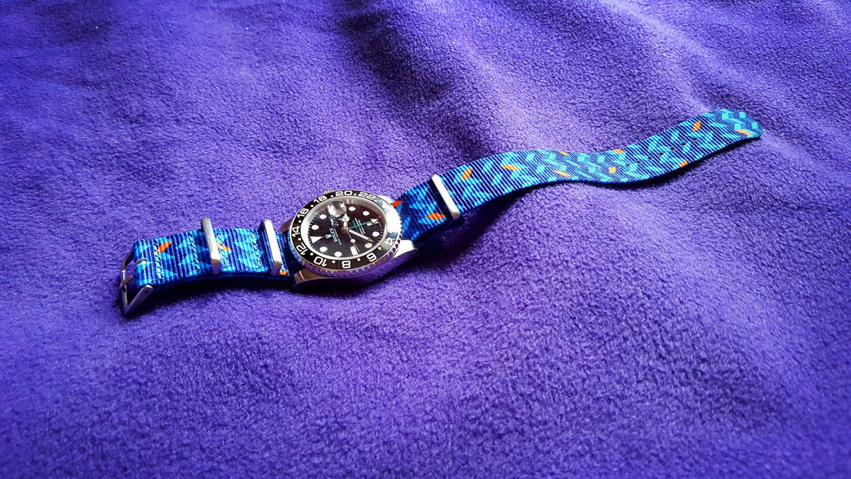 Rolex on Ocean Chevron 20mm strap
