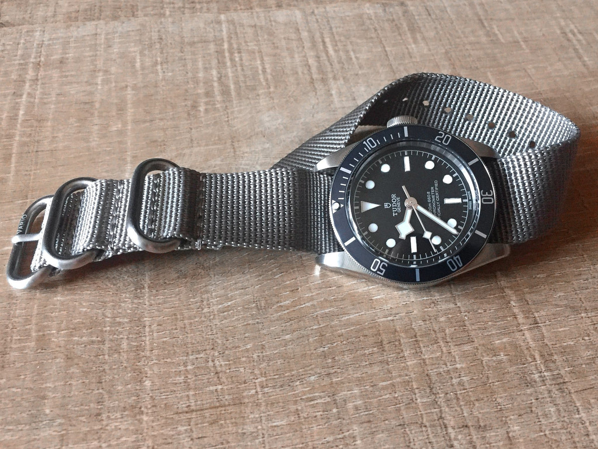 Tudor watch with Vario Ballistic Nylon strap by #varioclub member Dan