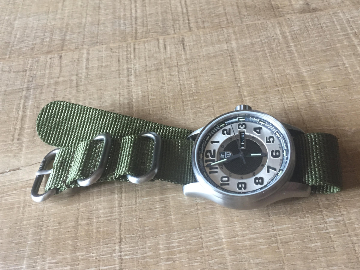 Luminox watch with Vario ballistic nylon strap by #varioeveryday member Dan