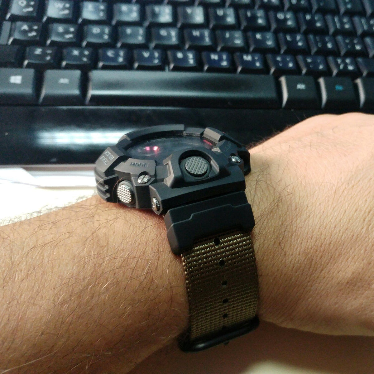 G-Shock Rangeman 9400 on ballistic nylon strap by #varioeveryday member Georges