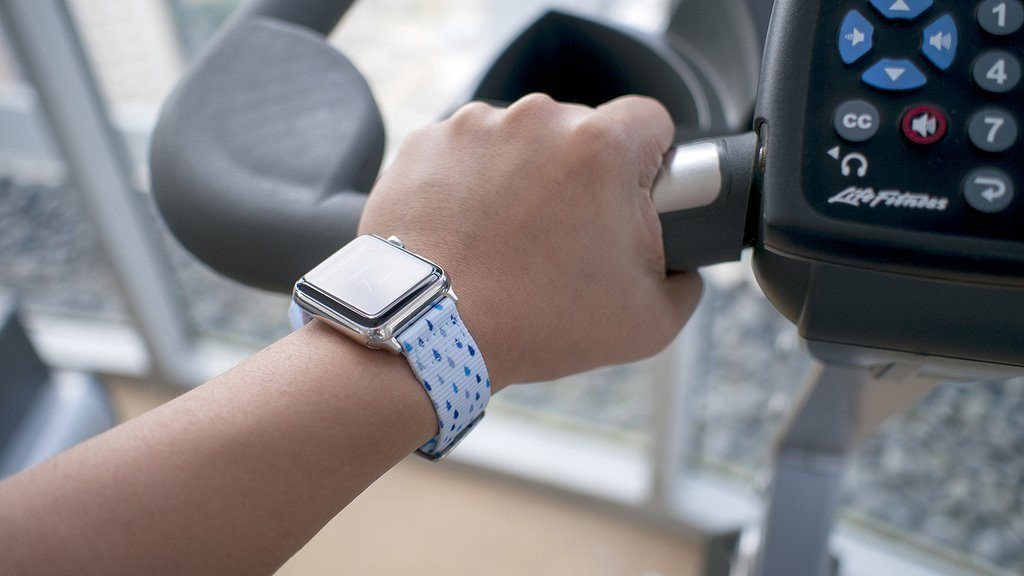 Apple Watch on Raindrops 2 piece strap by #varioclub member Ivan