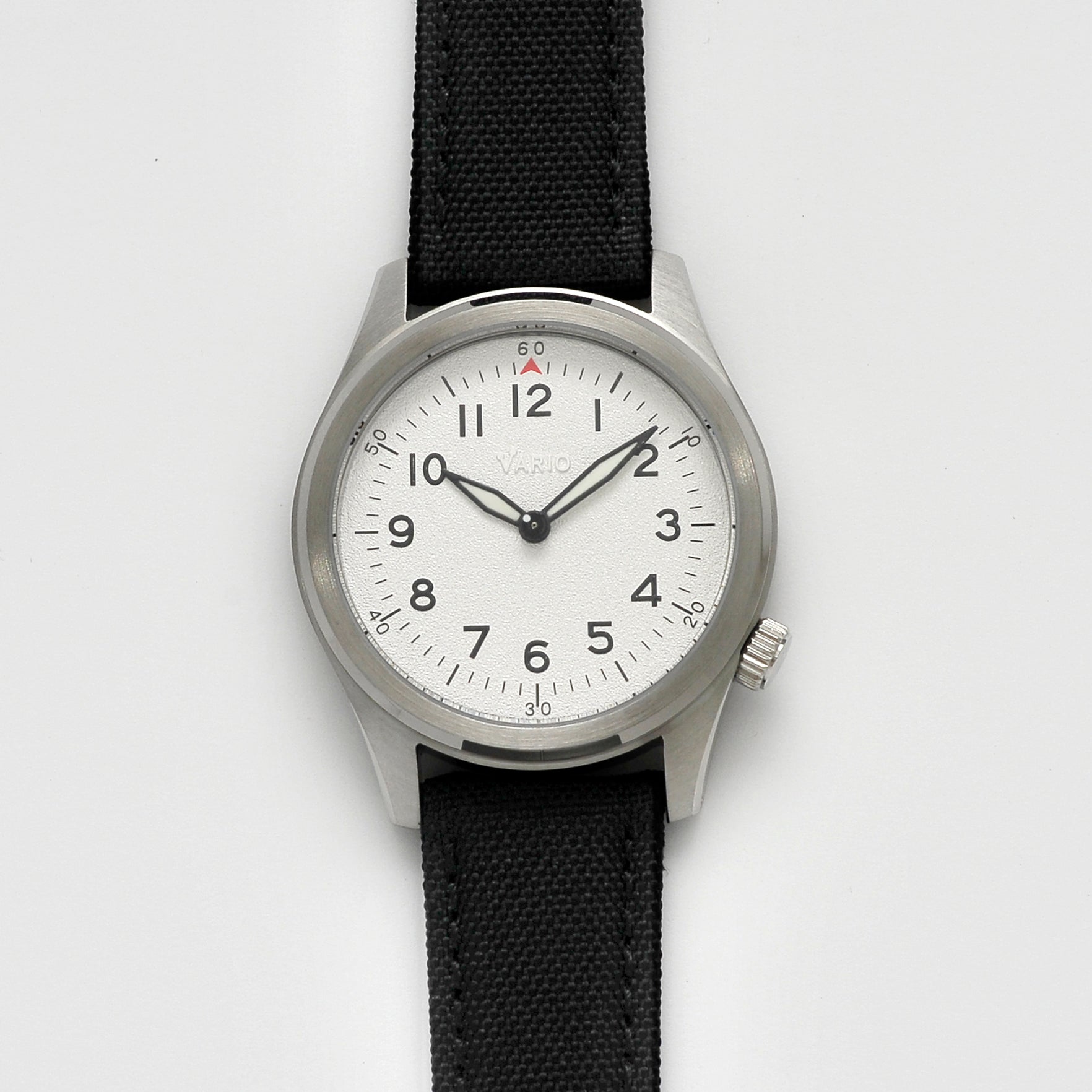 Vario A11-S Solar Quartz Field Watch white