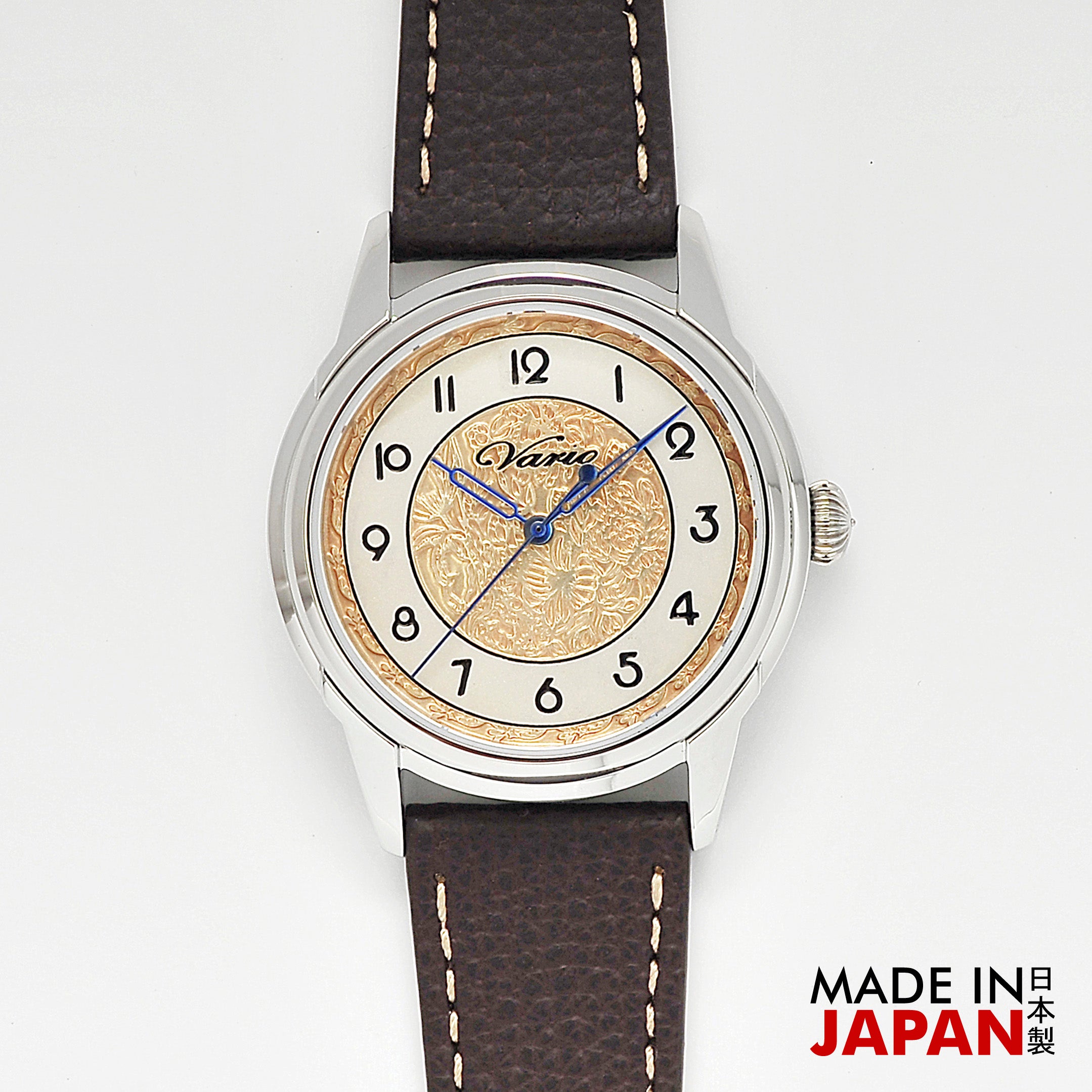 Vario Empire Art Deco Art Nouveau Hand Engraved Watch