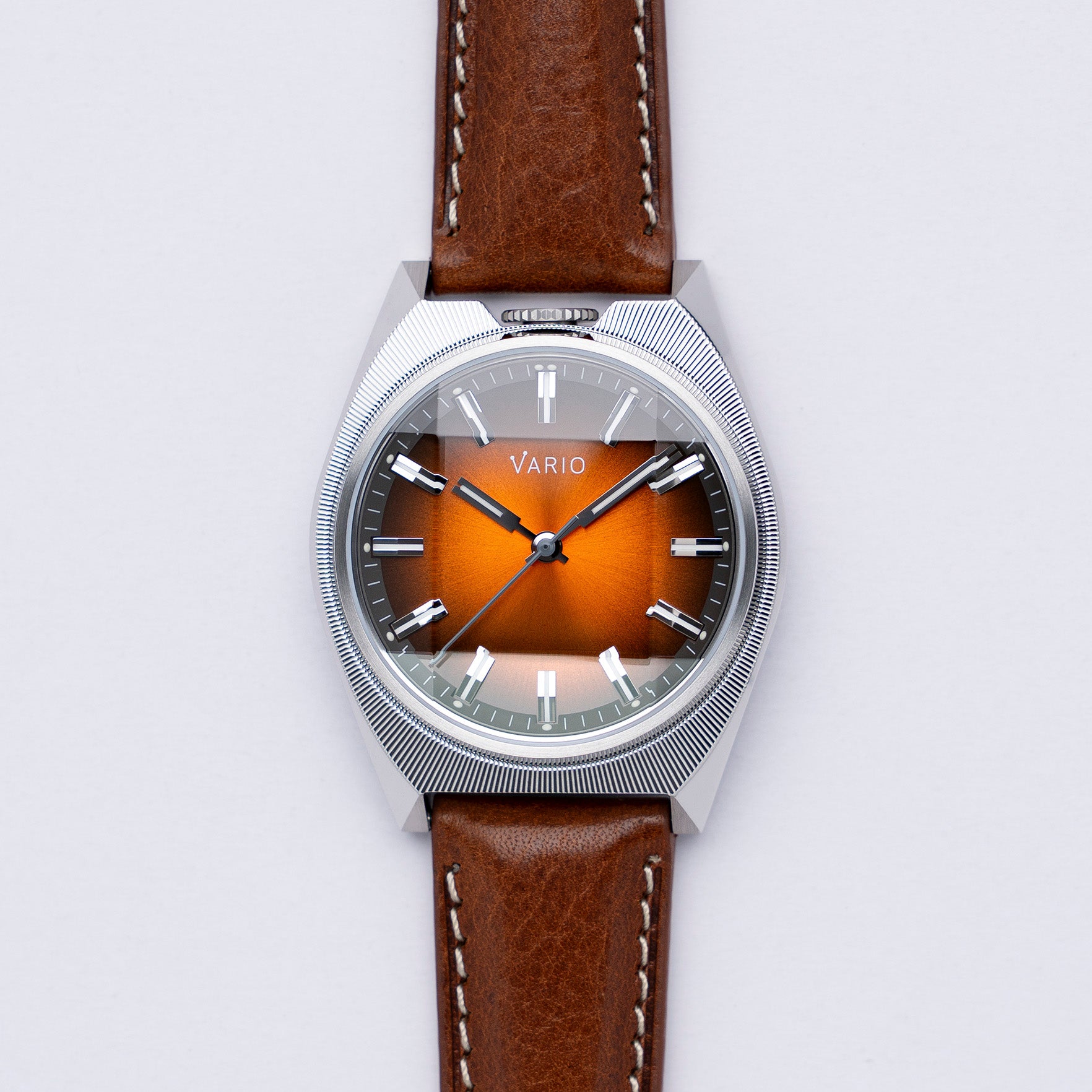 Vario Futurist faceted crystal watch Orange