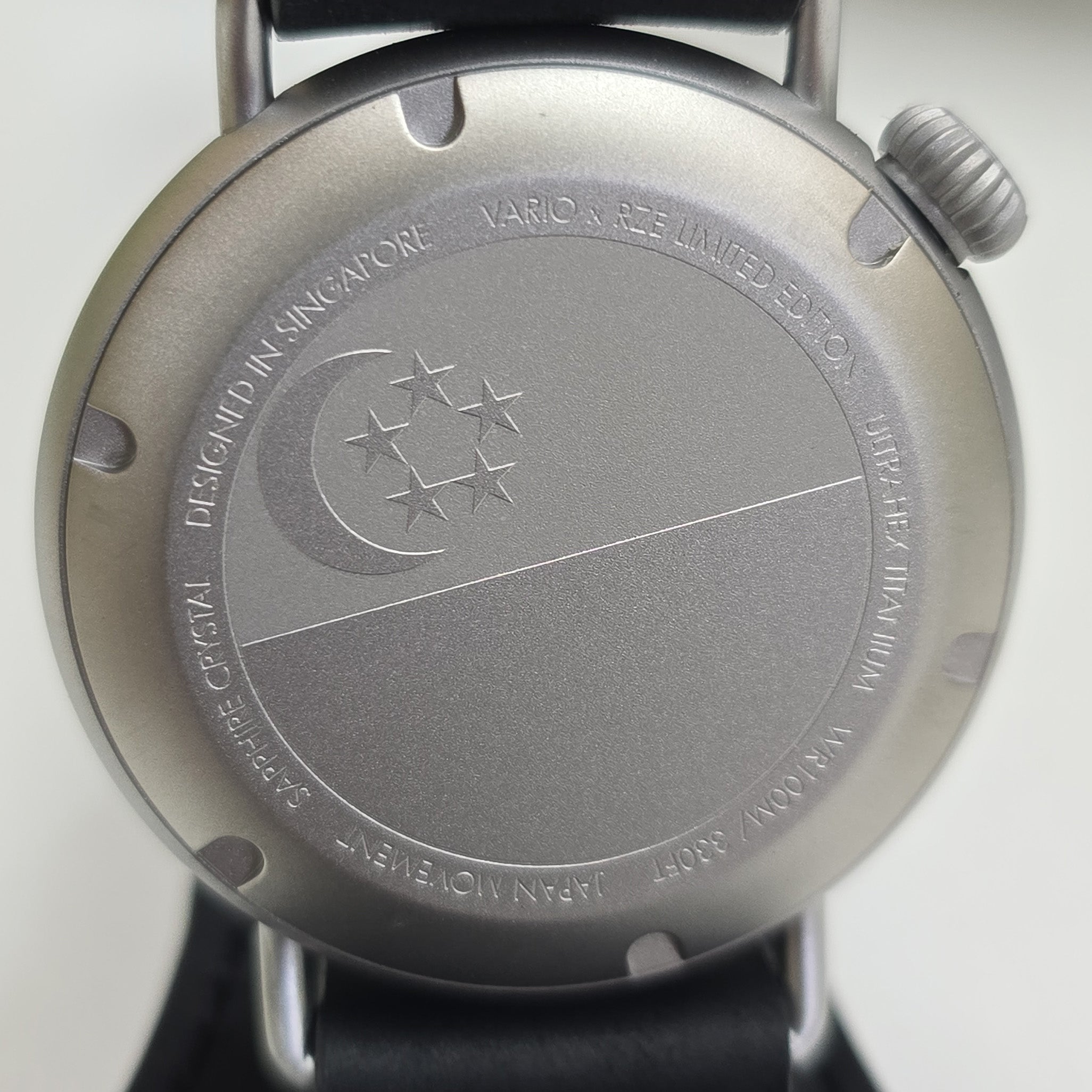 VARIO x RZE UltraHex™ Titanium Trench Timascus Watch