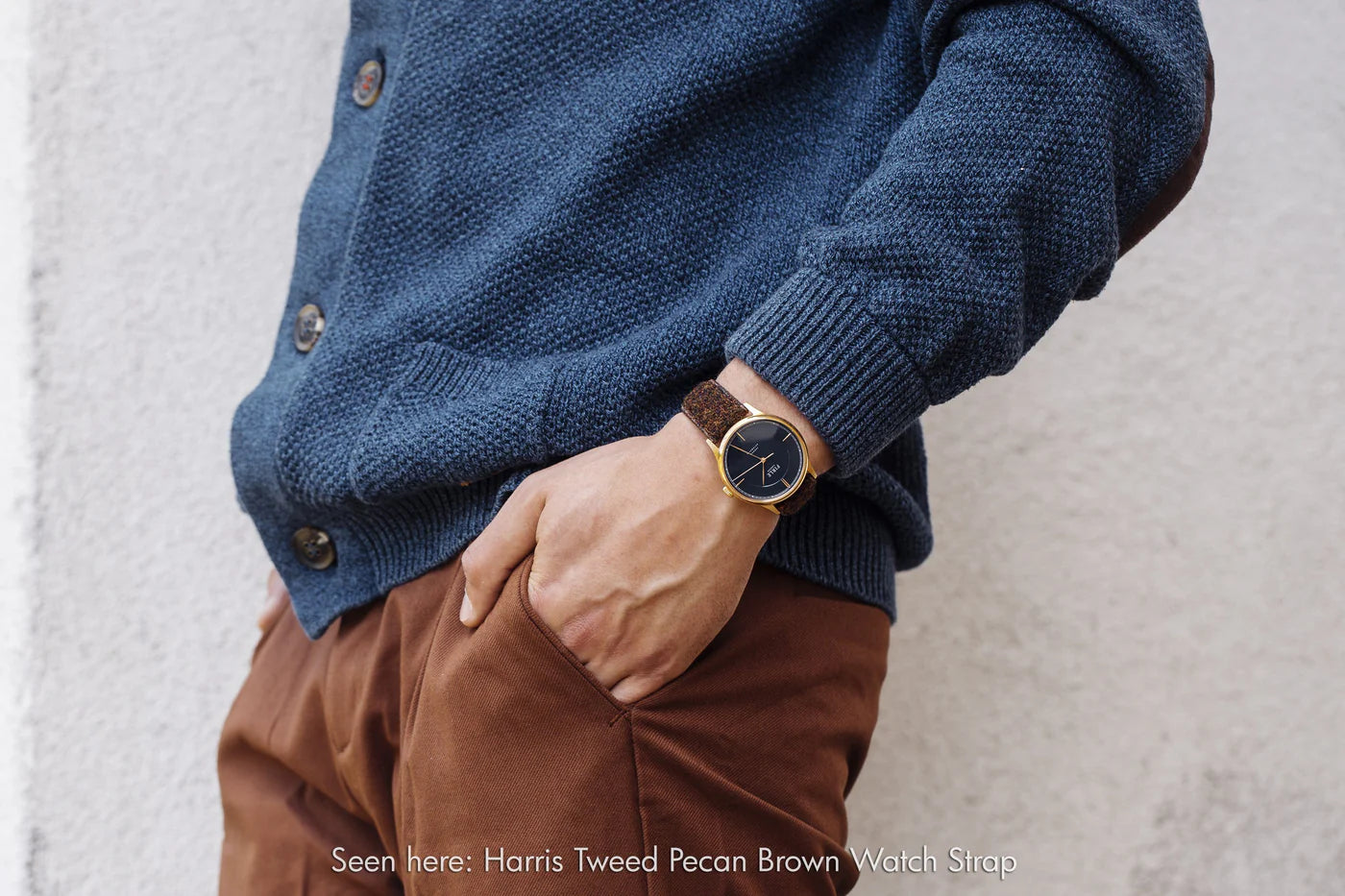 vario harris tweed watch strap