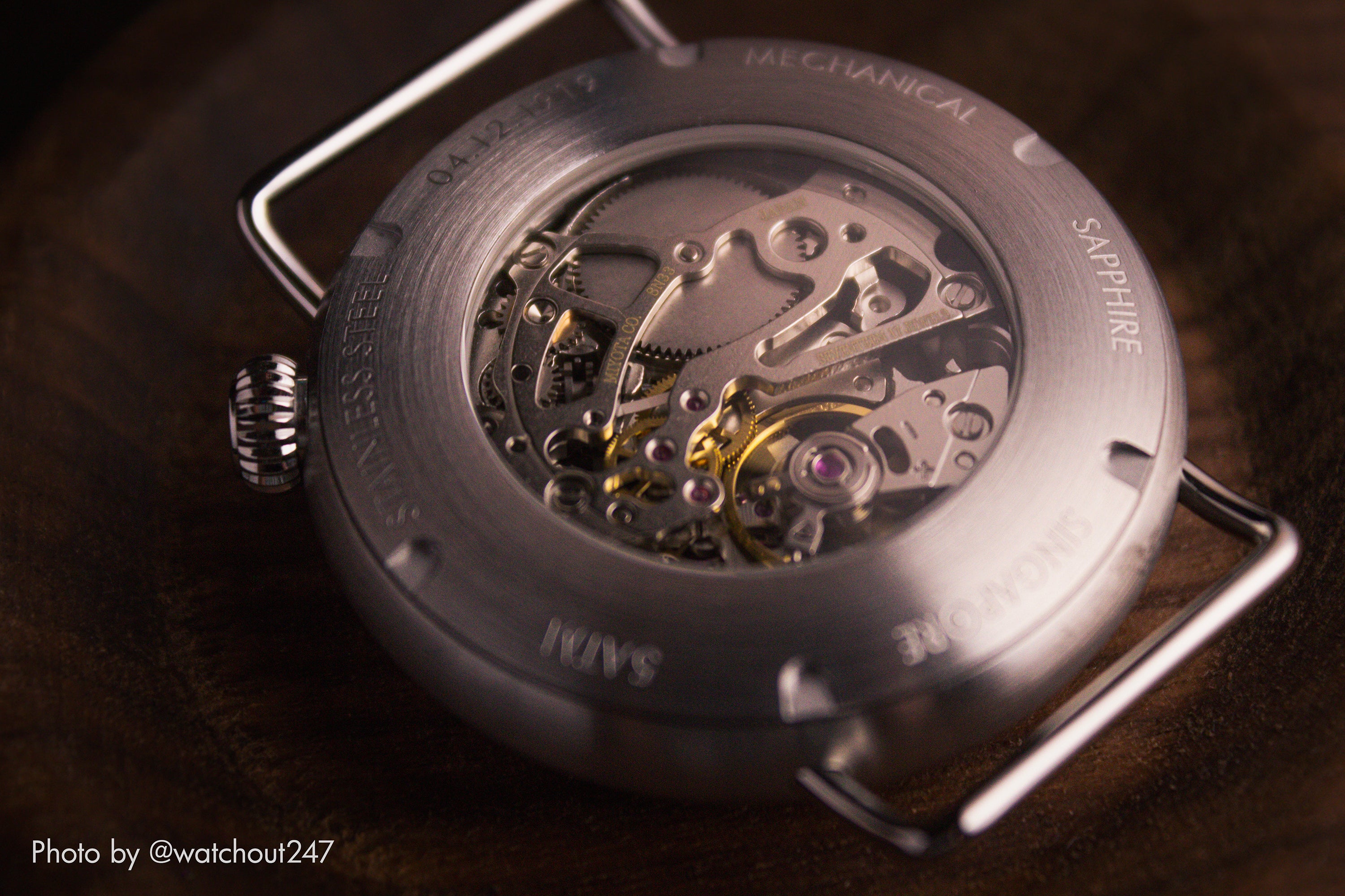 1918 Pilot tilted dial watch