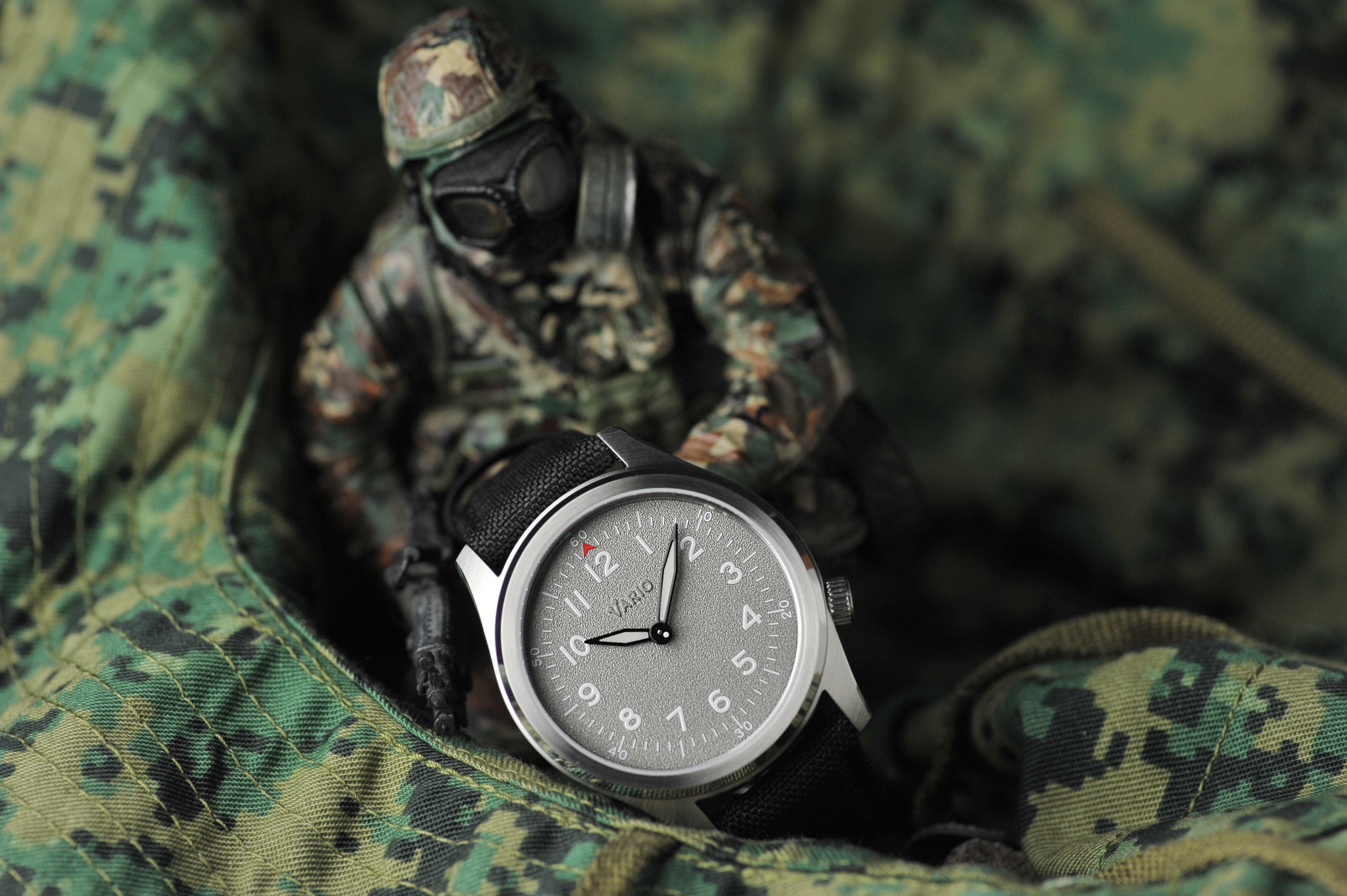 Vario A11-S Solar Quartz Field Watch