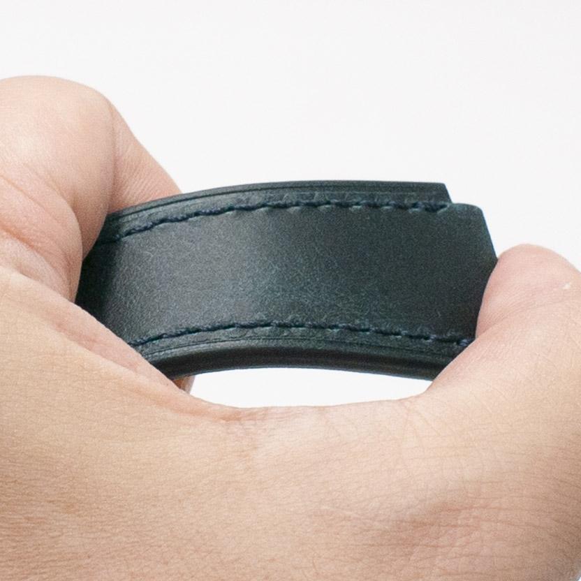 Oiled Leather Prussian Blue Watch Strap for Casio AE1200WH World Time Watch