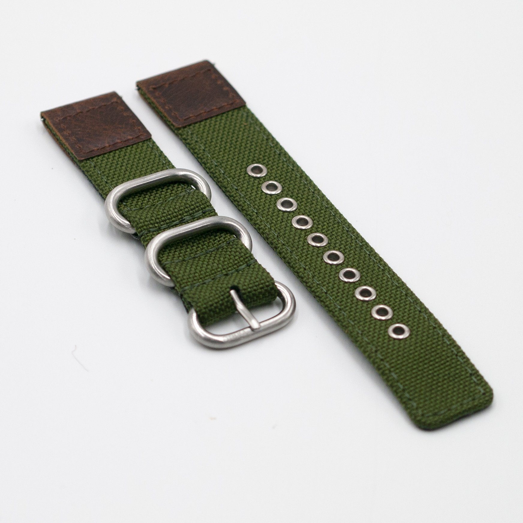 vario cordura oiled leather olive green