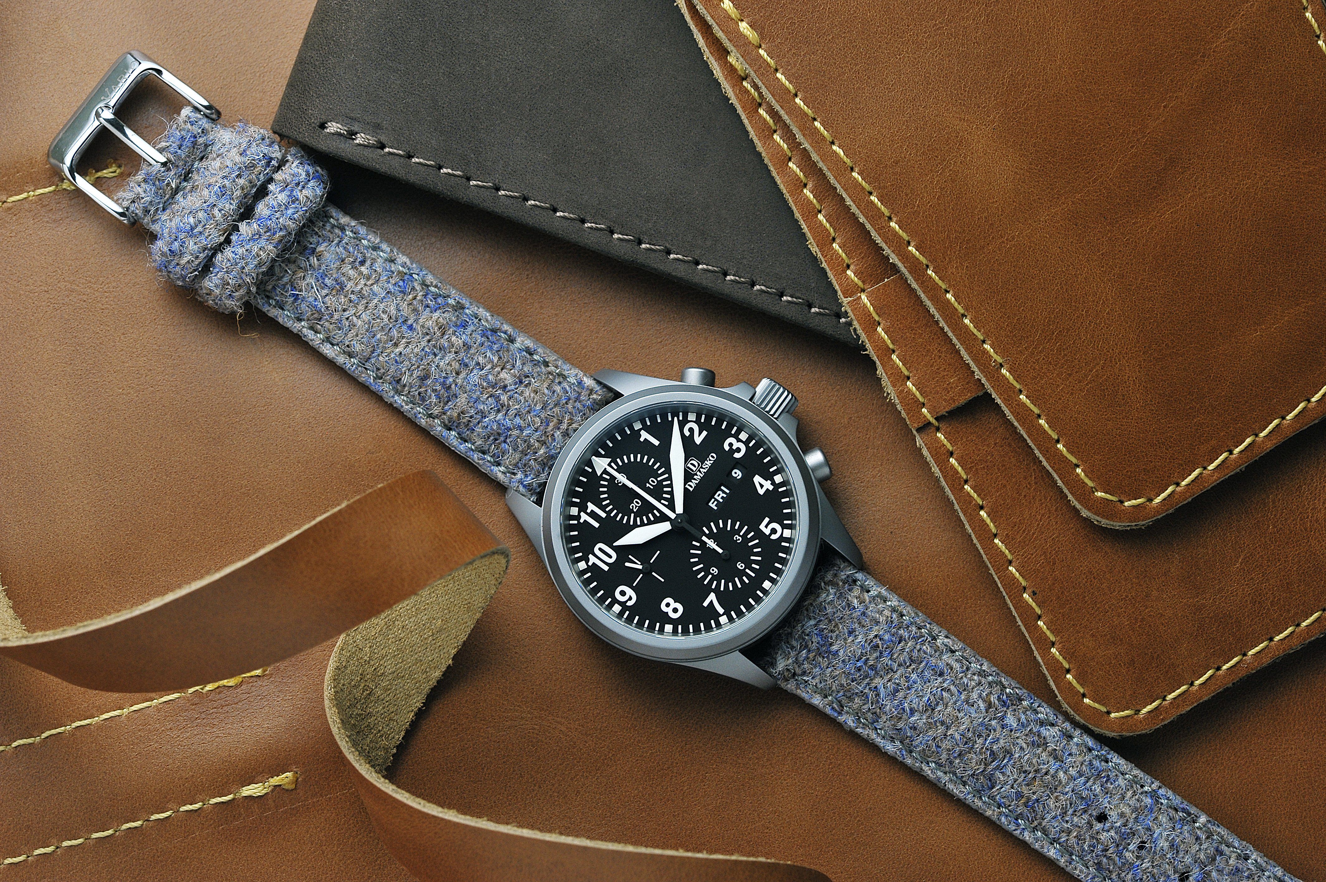 vario harris tweed watch strap