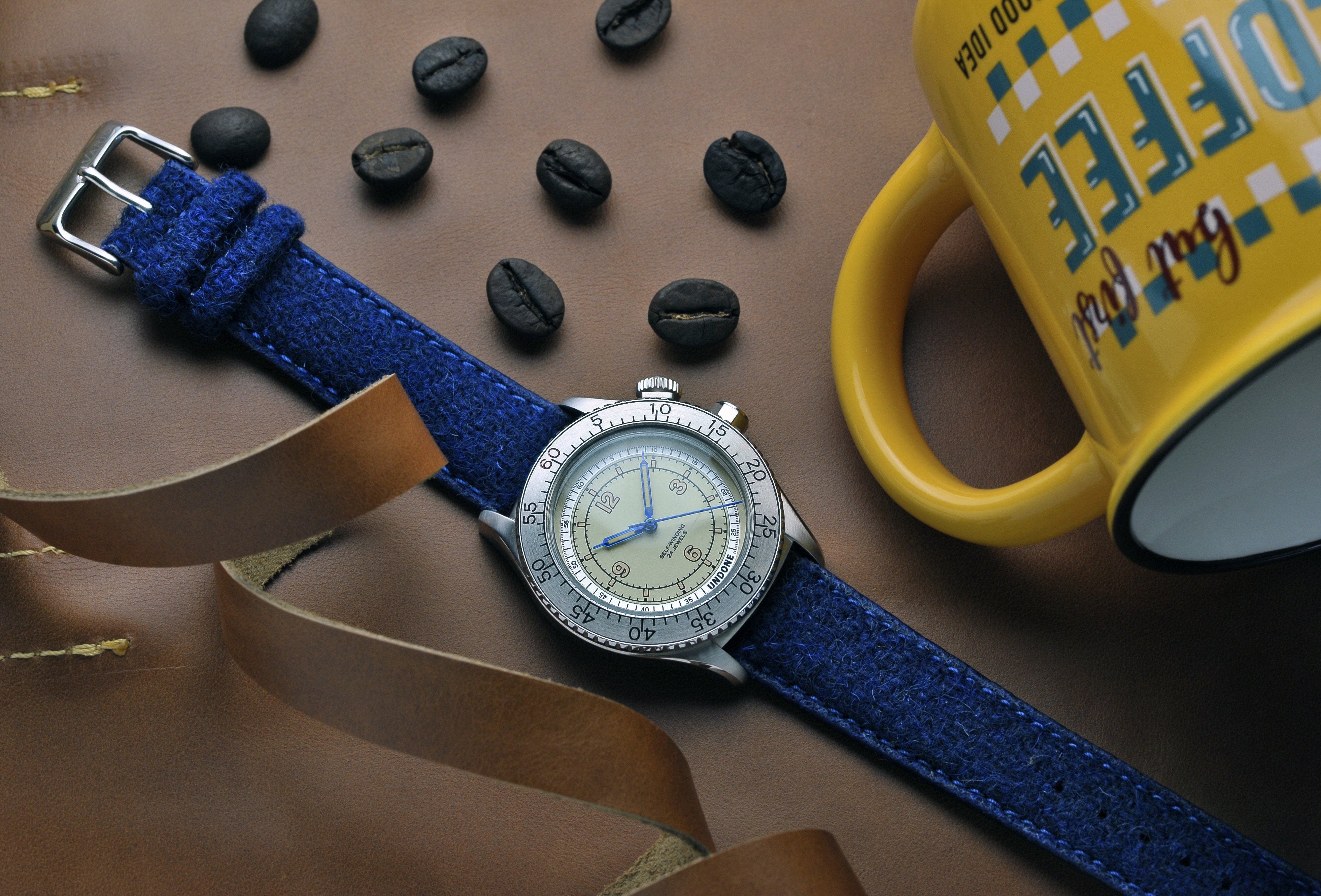 vario harris tweed watch strap