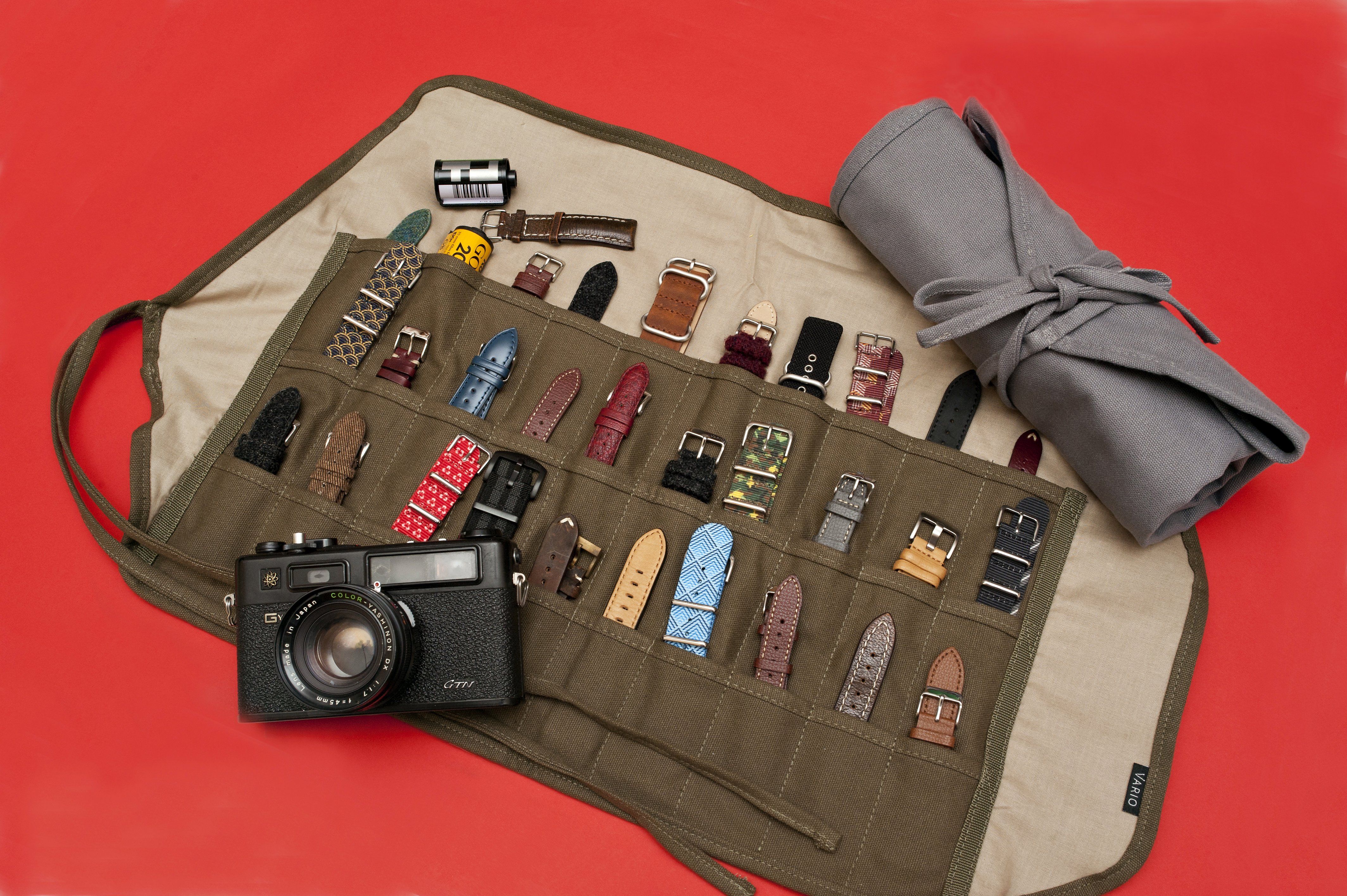 Vario 30 pocket watch strap roll