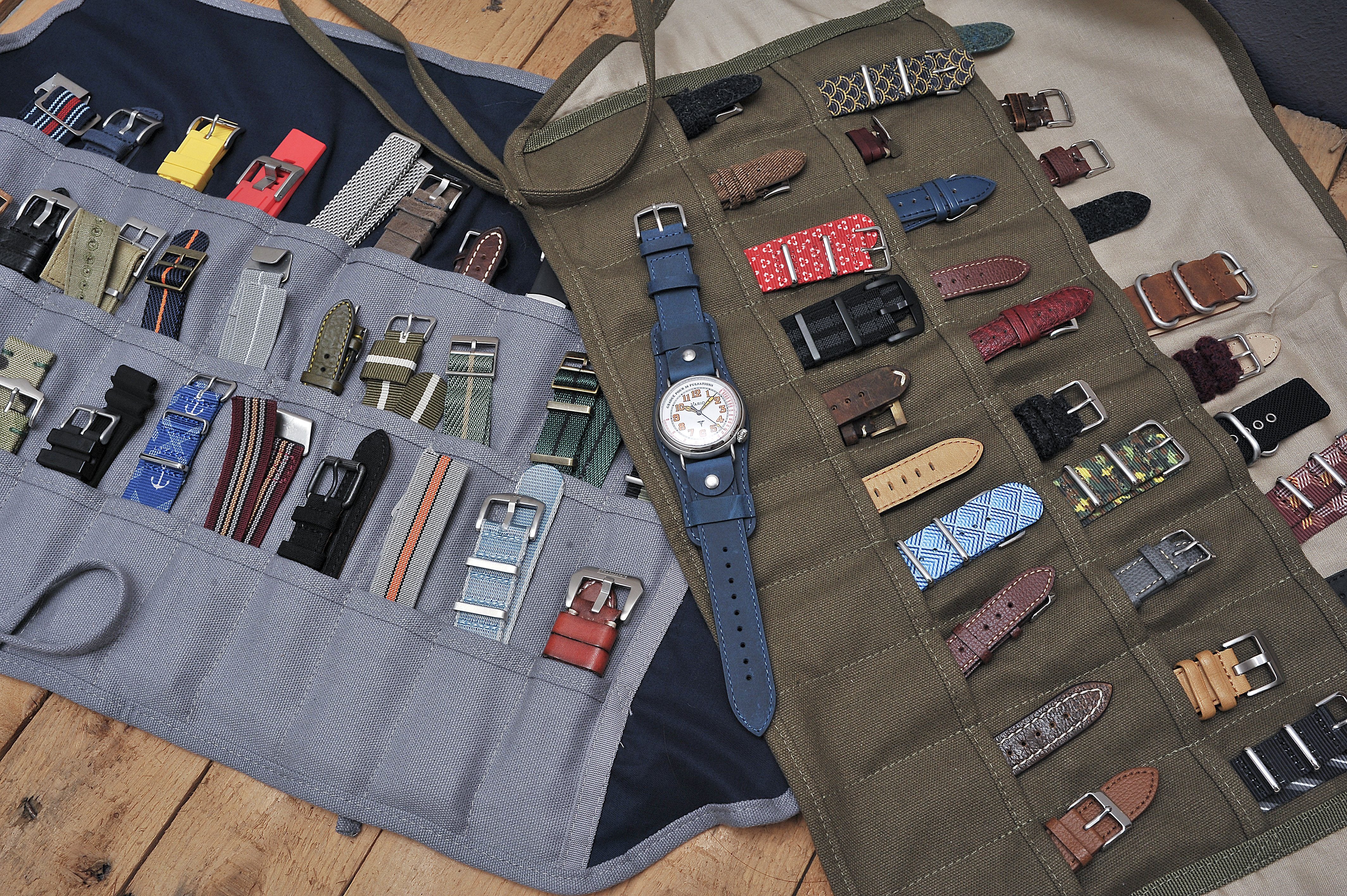 Vario 30 pocket watch strap roll