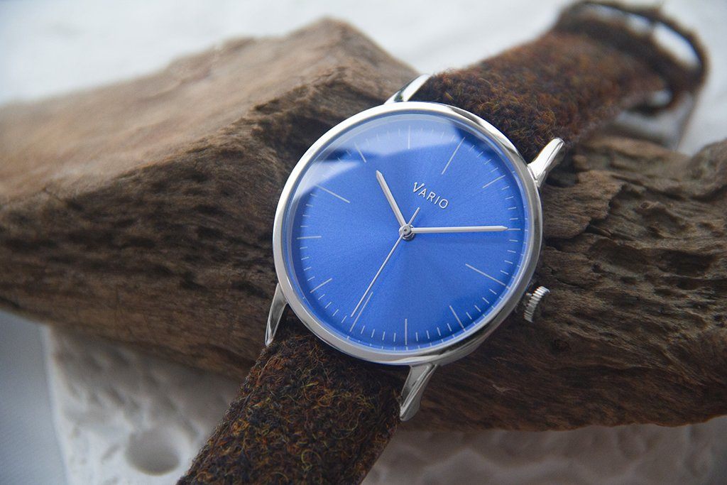 vario eclipse blue dress watch