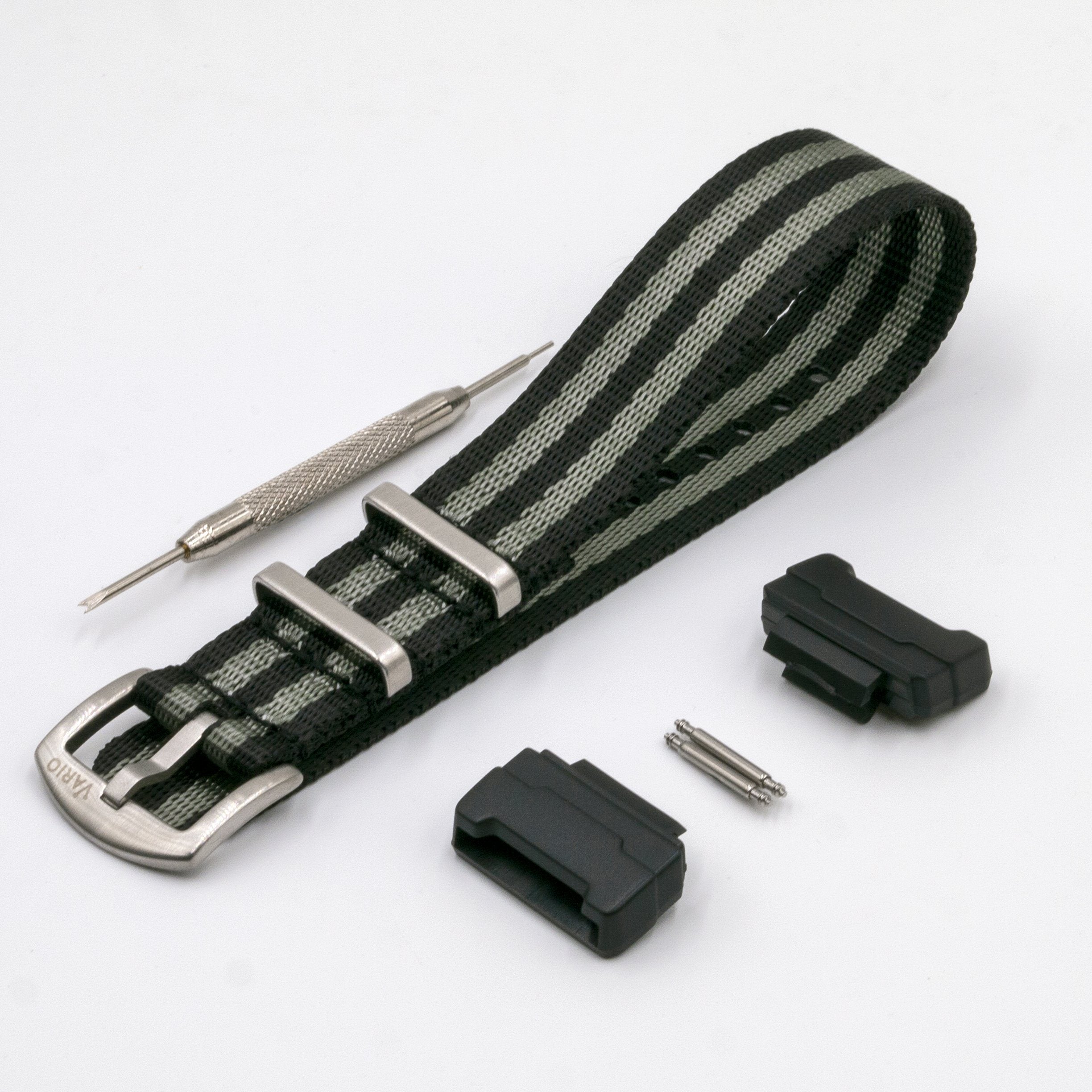vario gshock seat belt adapter kit grey and black stripe bond