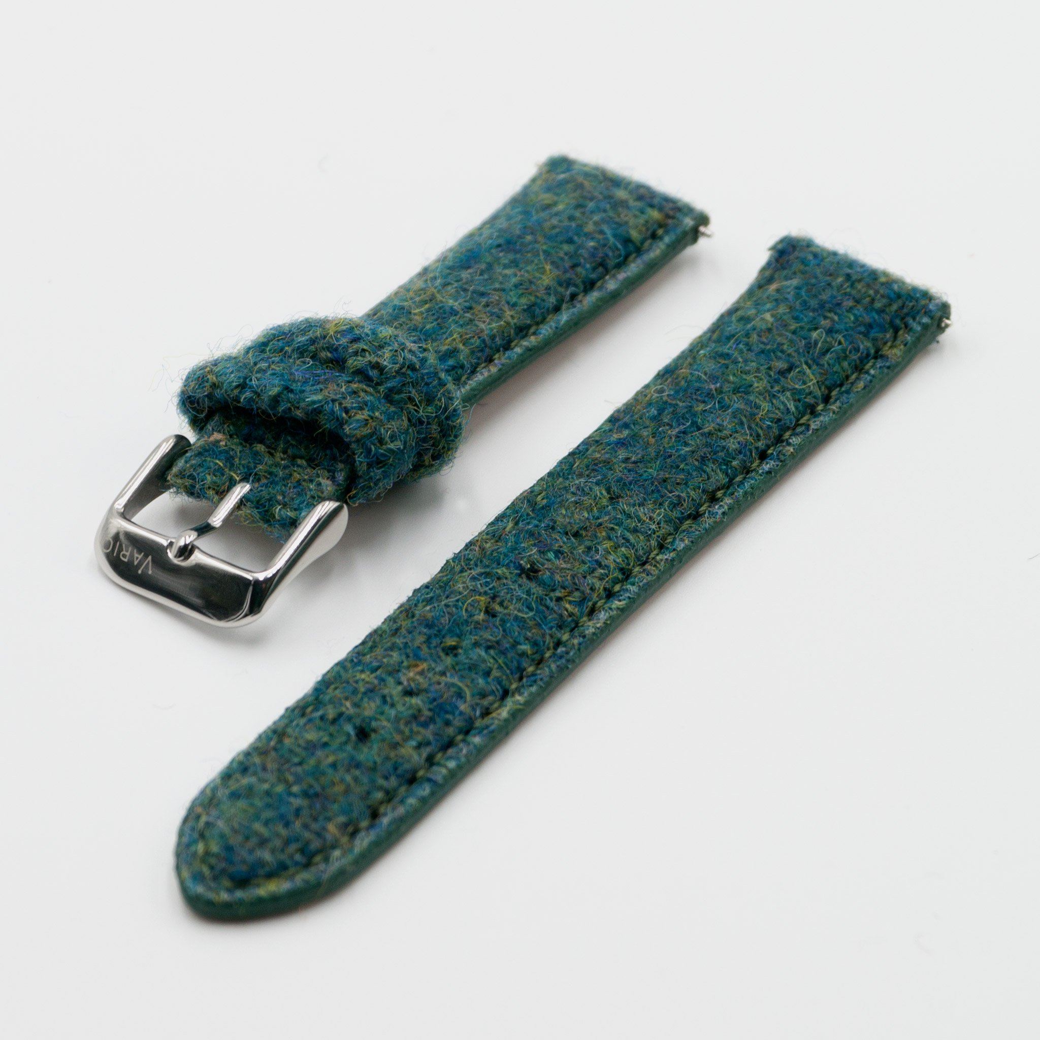 Harris Tweed Peacock Green Watch Strap
