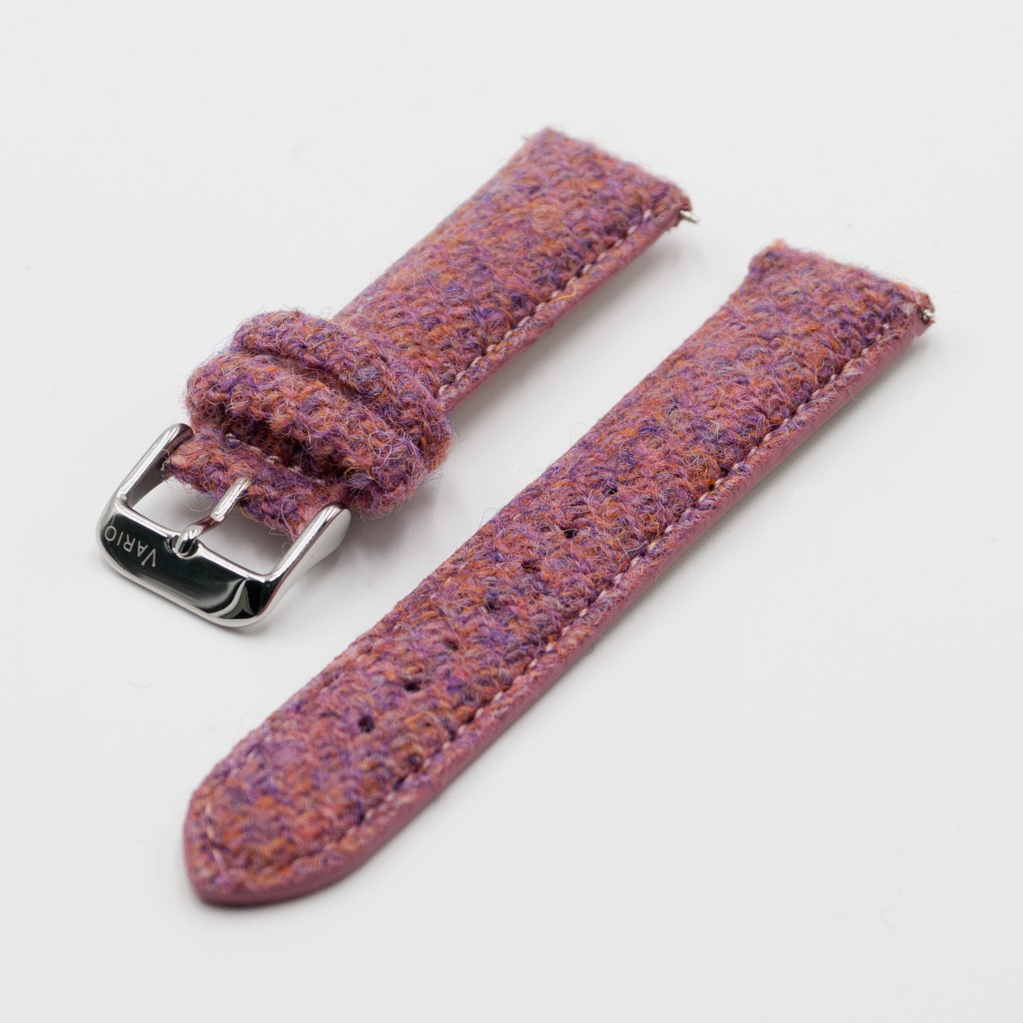 Vario Harris Tweed Bubble Gum Pink Watch Strap