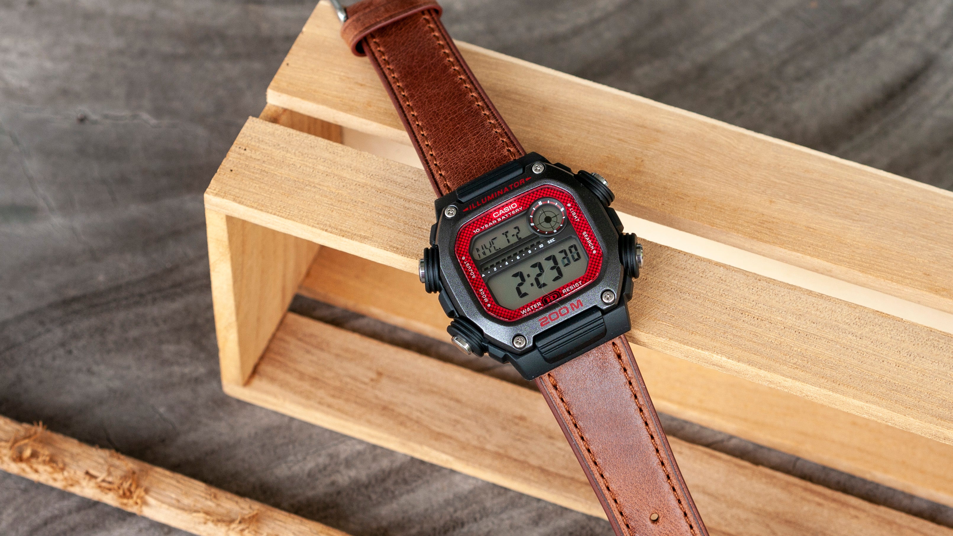 casio ae1200 world timer vario watch strap