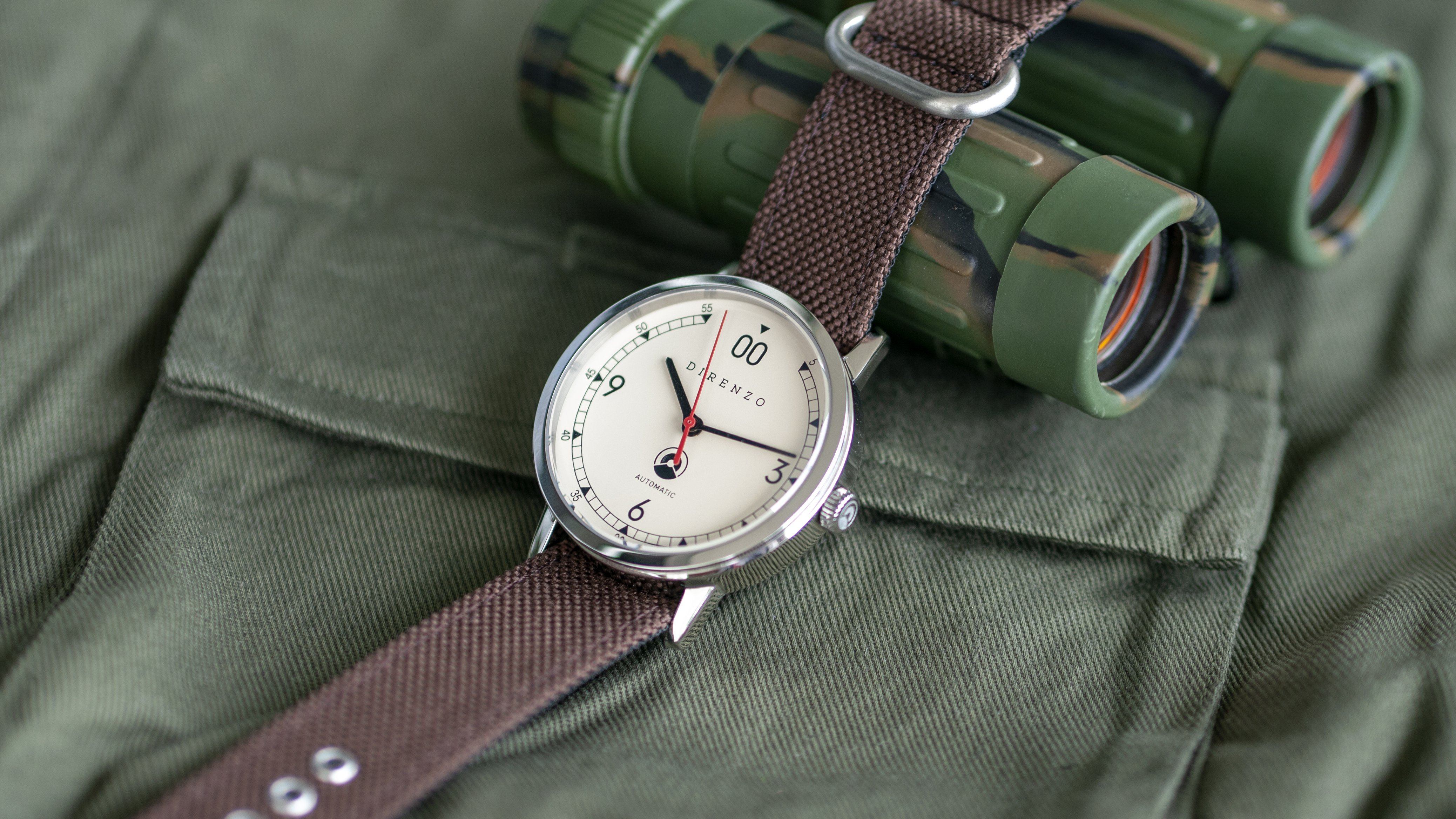 vario cordura single pass watch strap microbrand watch