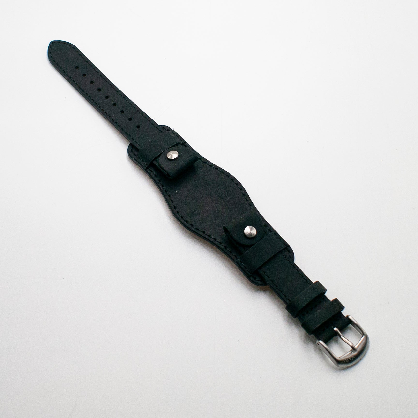 vario crazy horse bund watch strap black