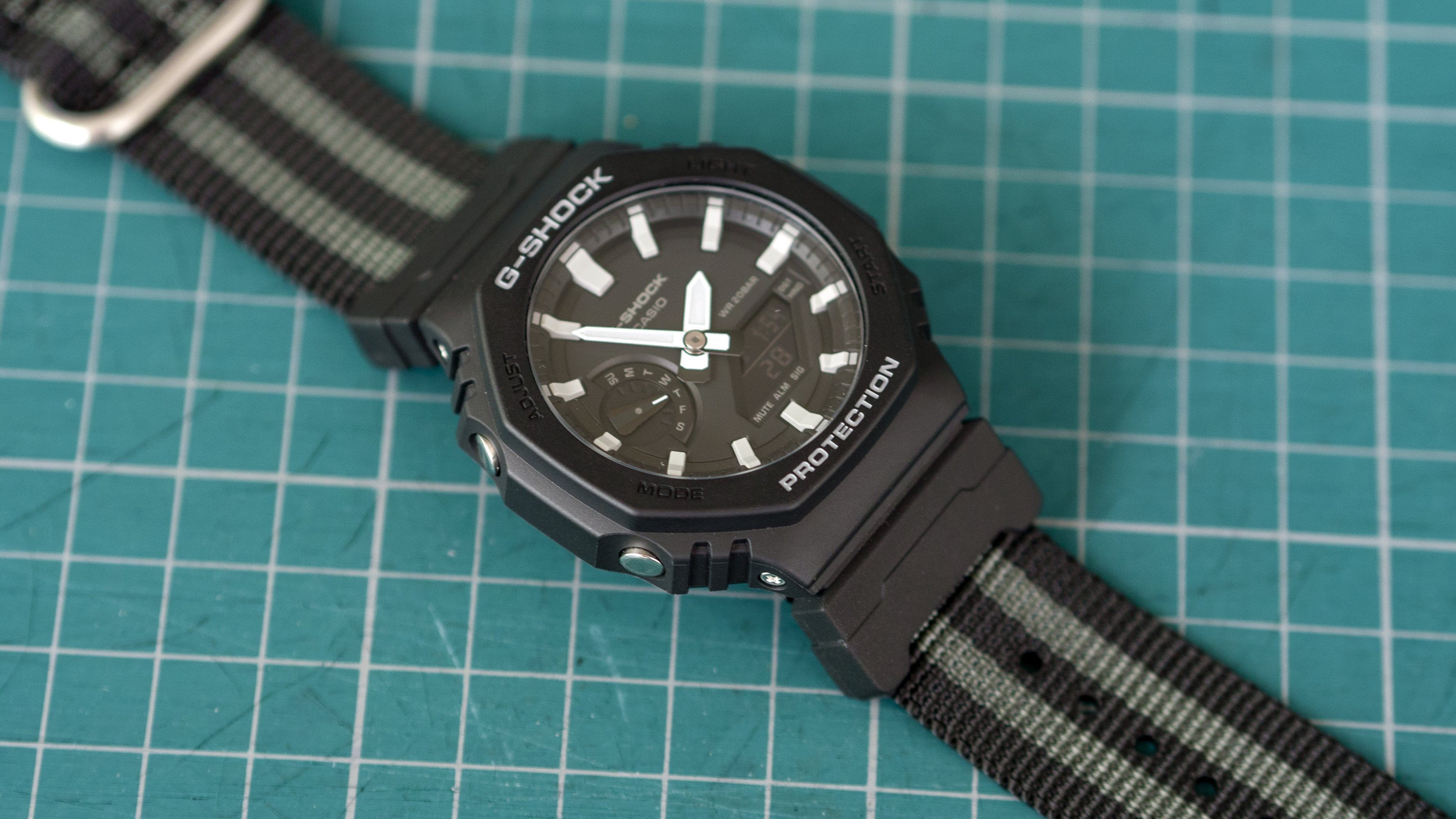 gshock ga2100 ballistic nylon adapter watch strap