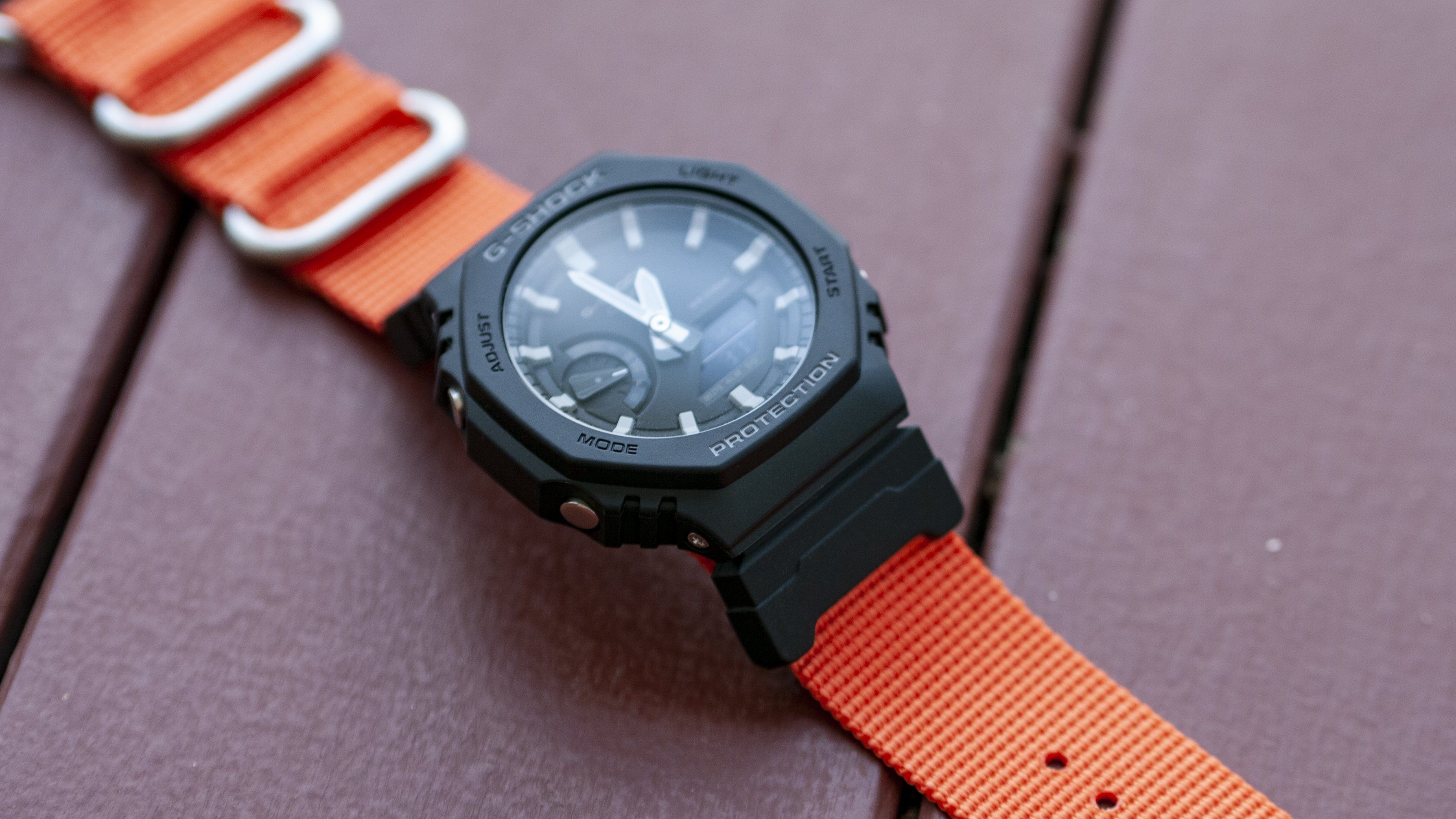 gshock ga2100 ballistic nylon adapter watch strap