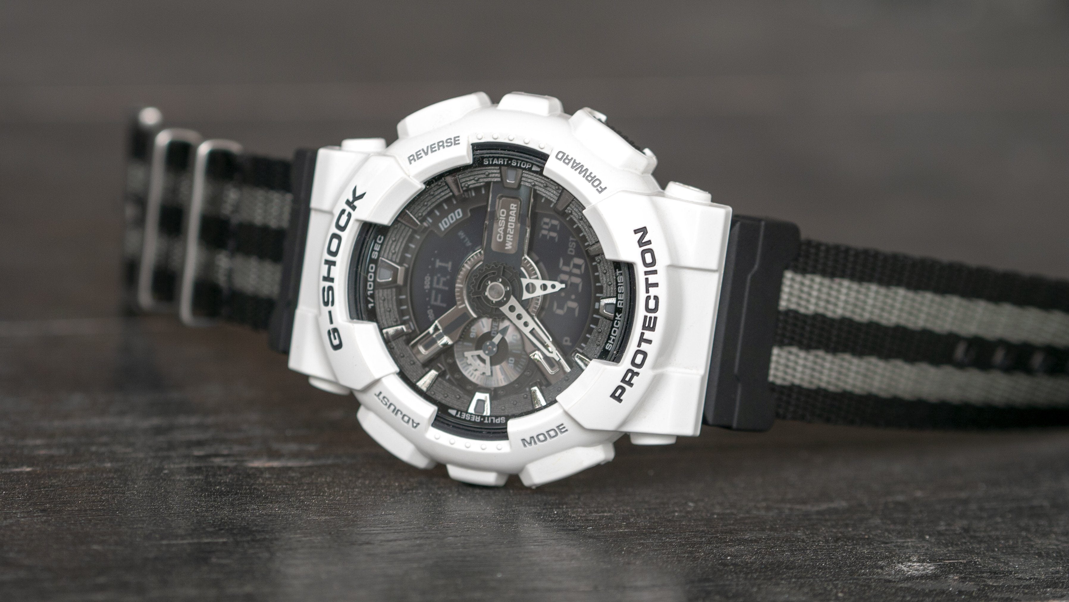 vario gshock seat belt adapter kit grey and black stripe ga110 bond