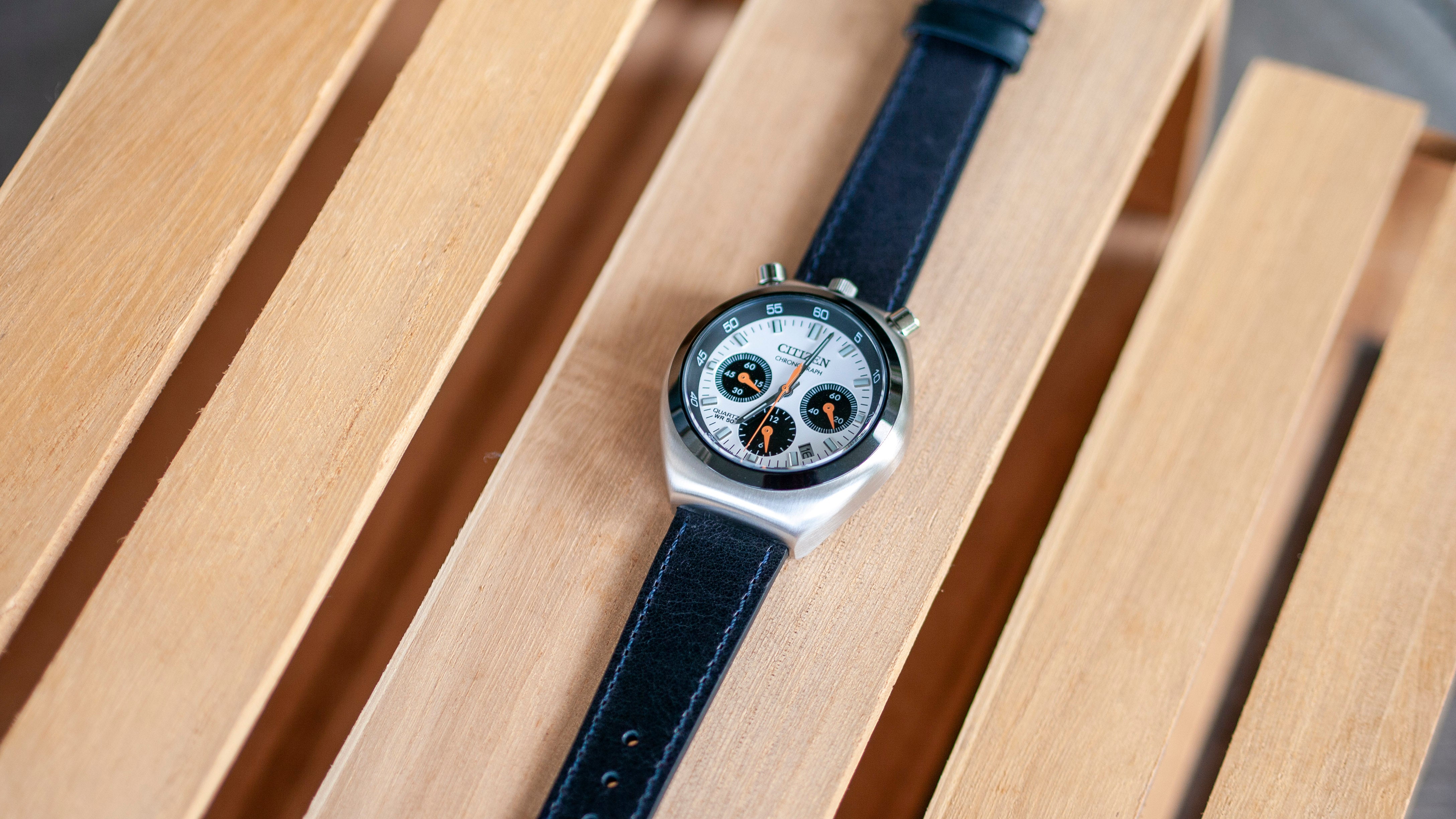 vario veg tan italian leather watch strap