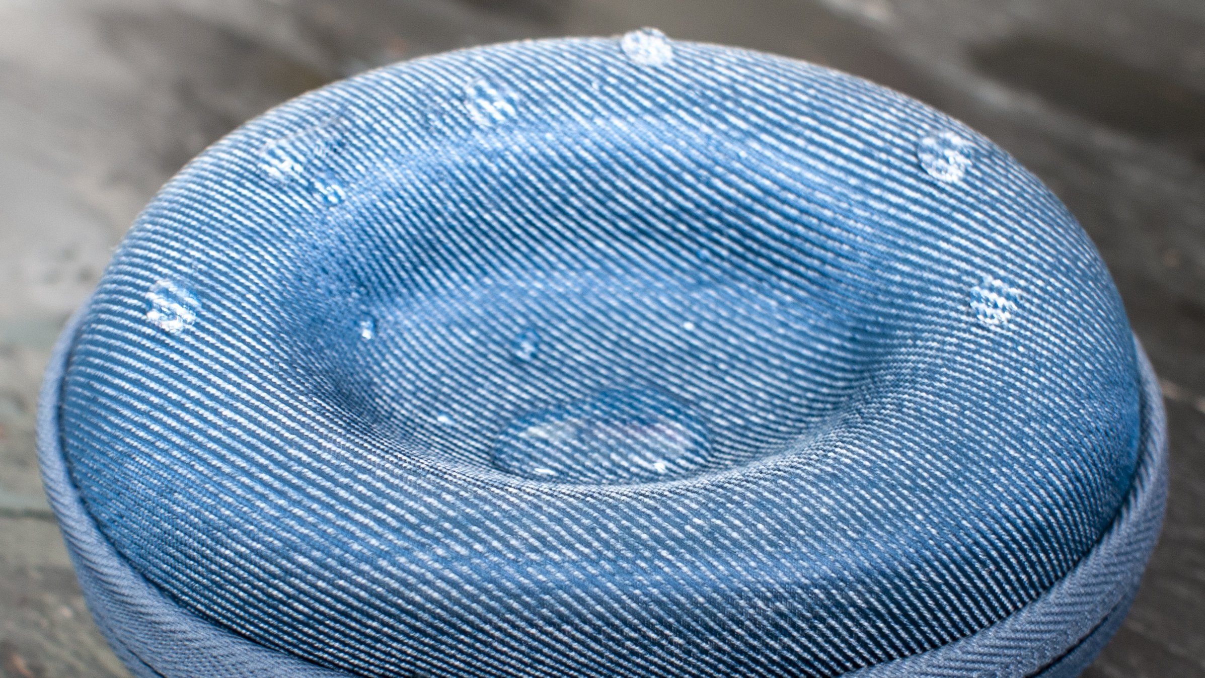 Deluxe Denim Blue Watch Travel Case