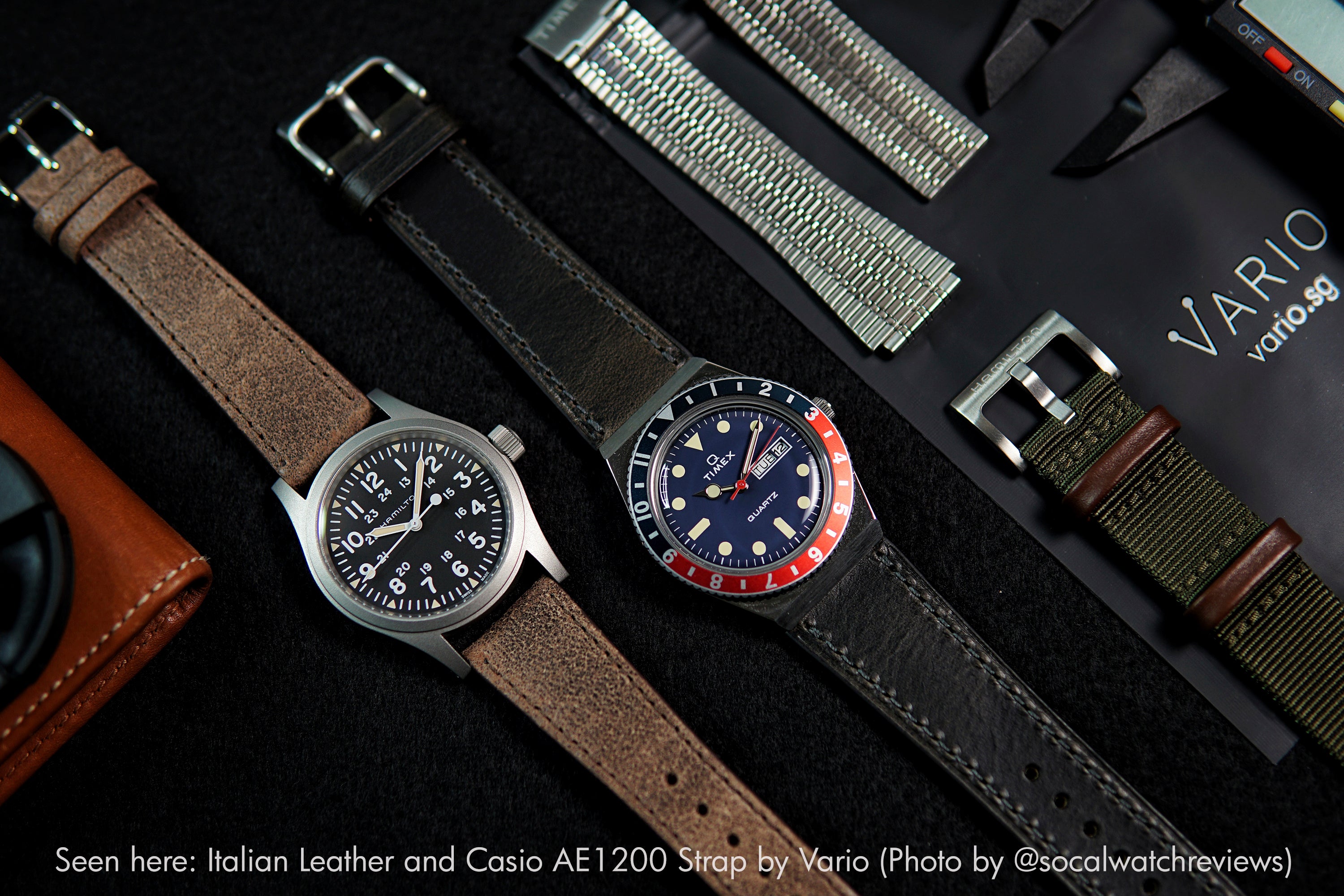 vario italian leather oiled leather timex watch strap