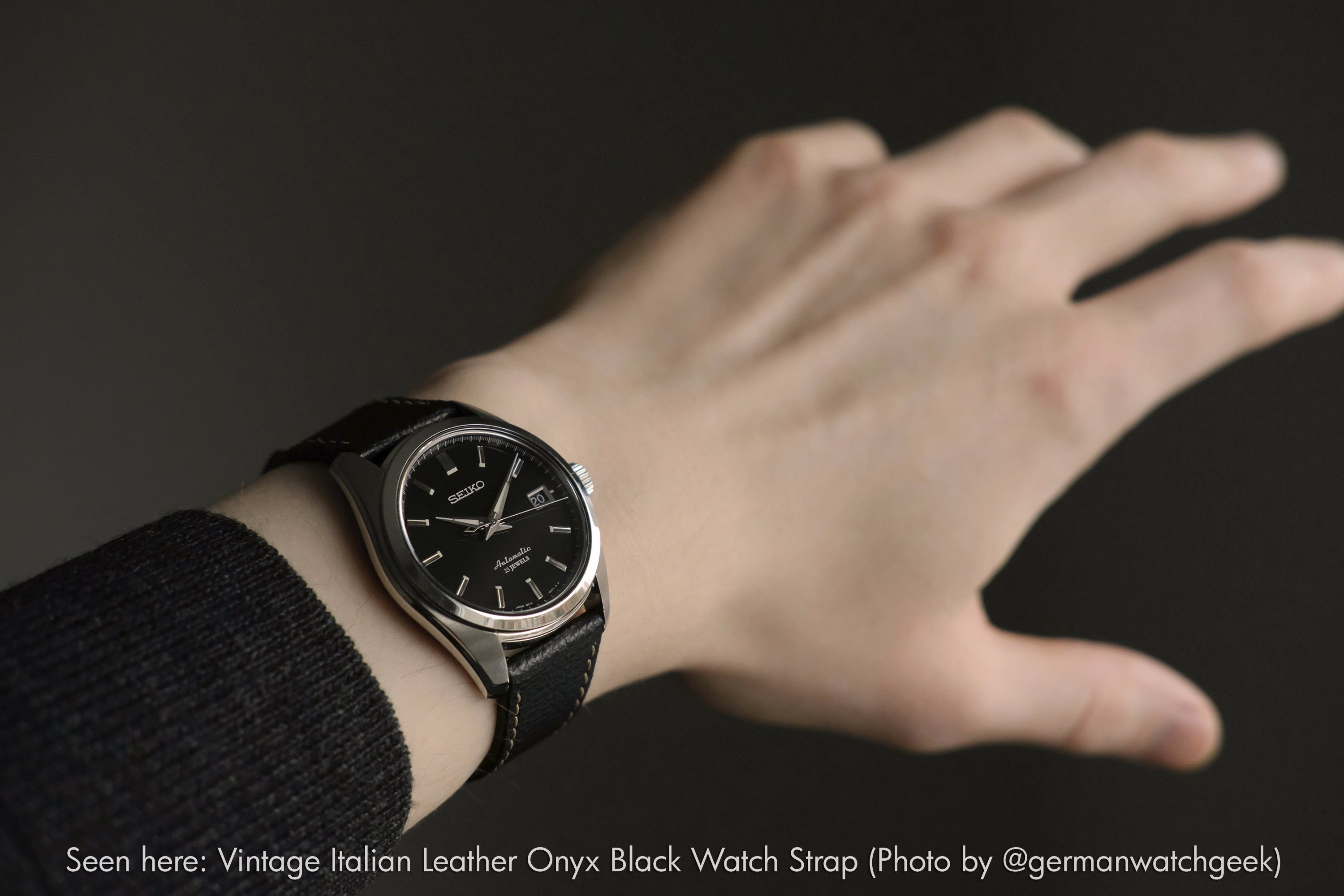 Vintage Italian Leather watch band