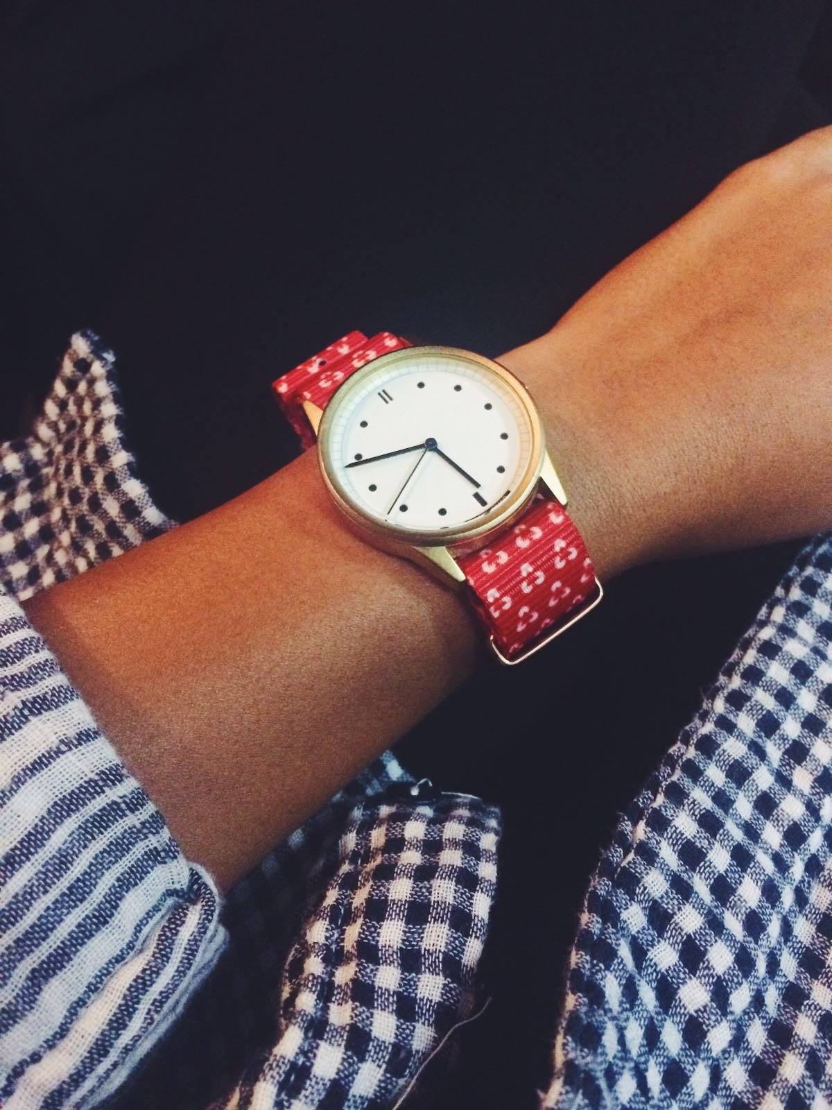 Hypergrand watch on Velvet Trinity Strap by #varioclub member Audrey