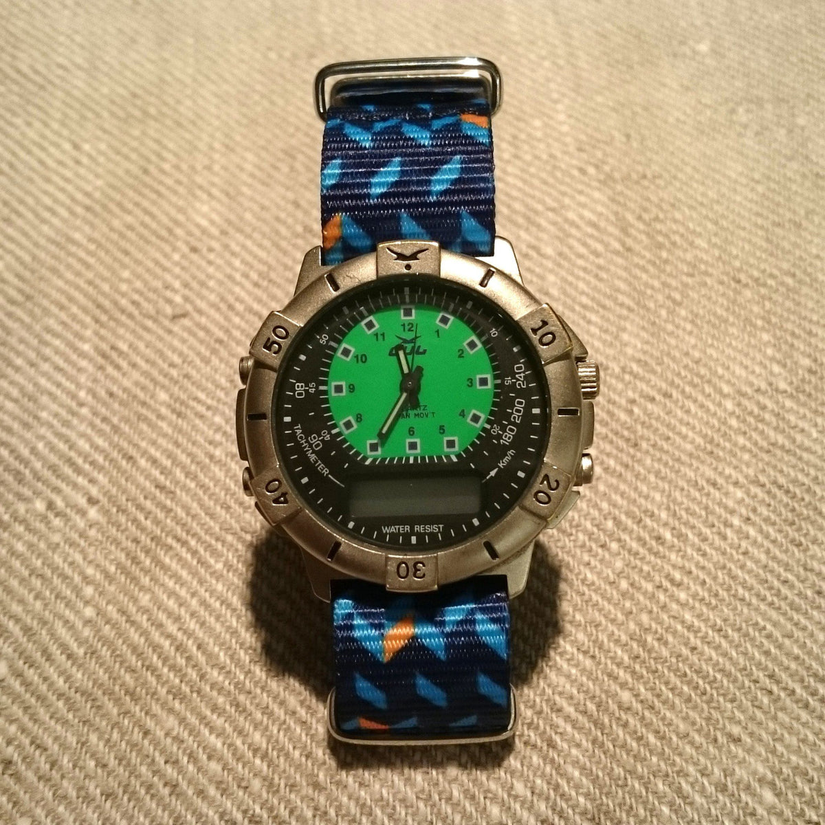 Gul watch with Ocean Chevron strap by #varioclub member Aivar