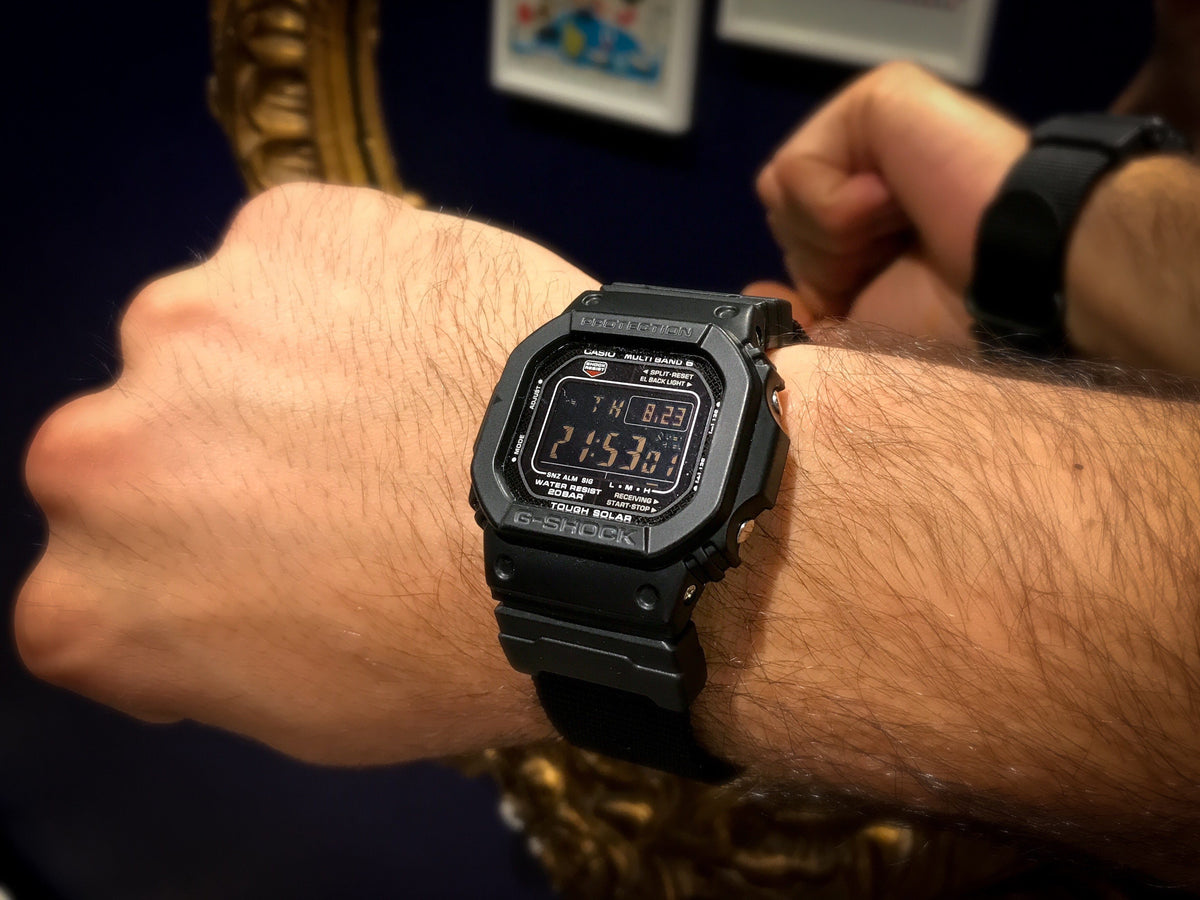 DW5600 on Vario strap kit. Photo by #varioeveryday member Benedict.