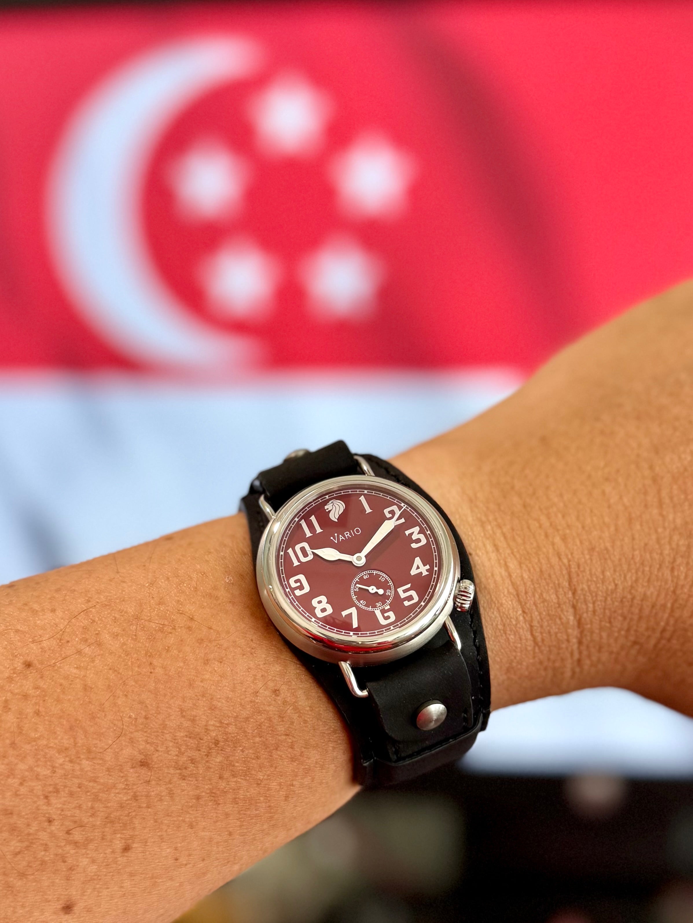 Celebrating Singapore's 60th Birthday with Vario SG60 Merlion Trench Limited Edition Watch