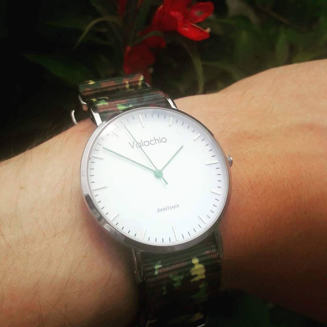 Valachio Pantiam on Camo Green by @watchisthismagazine