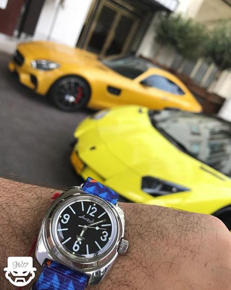 Ocean Chevron Vario Graphic strap. Photo by #varioeveryday member @watches17