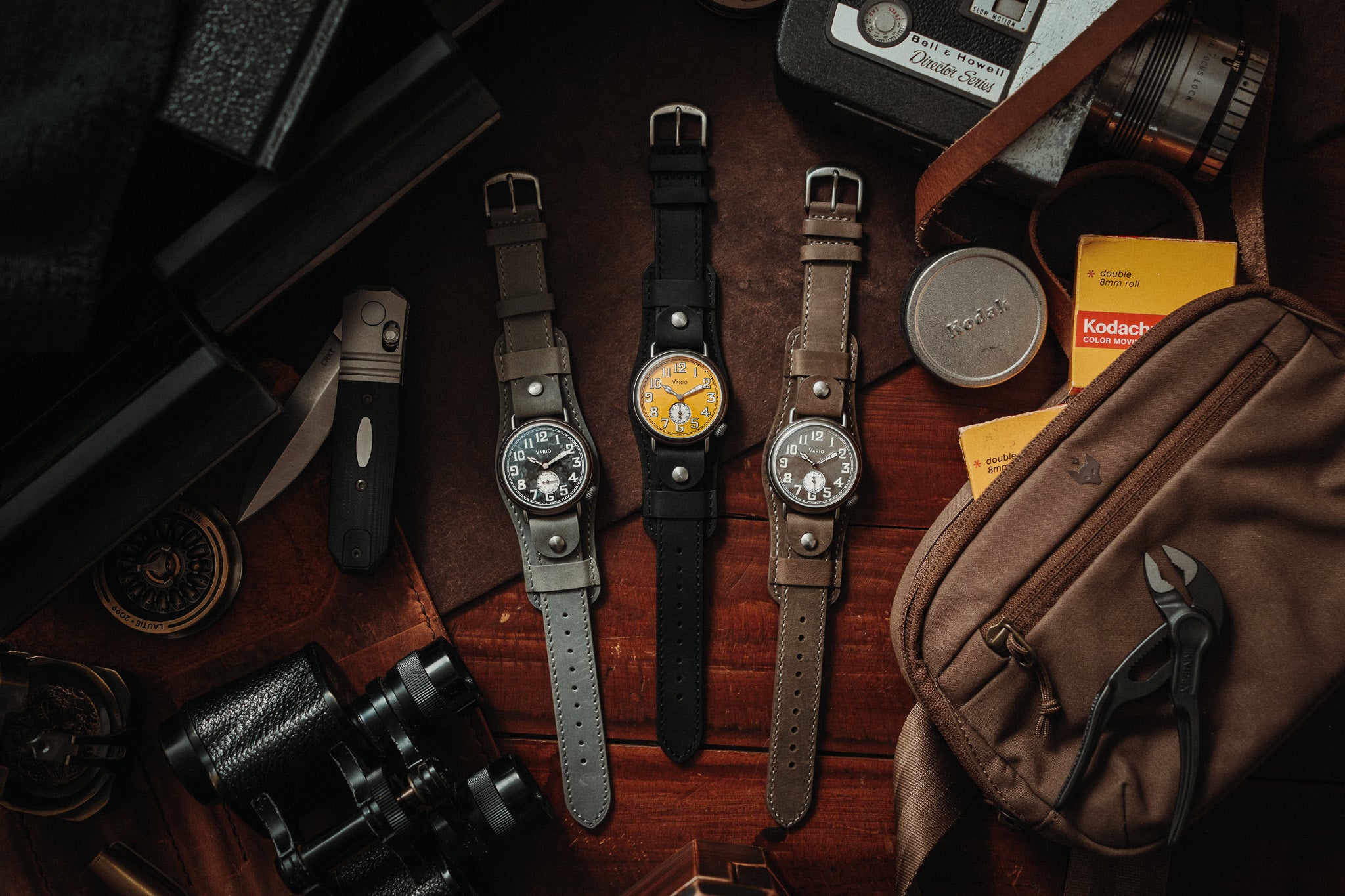 VARIO x RZE UltraHex™ Trench Lumed Carbon Fibre Watch