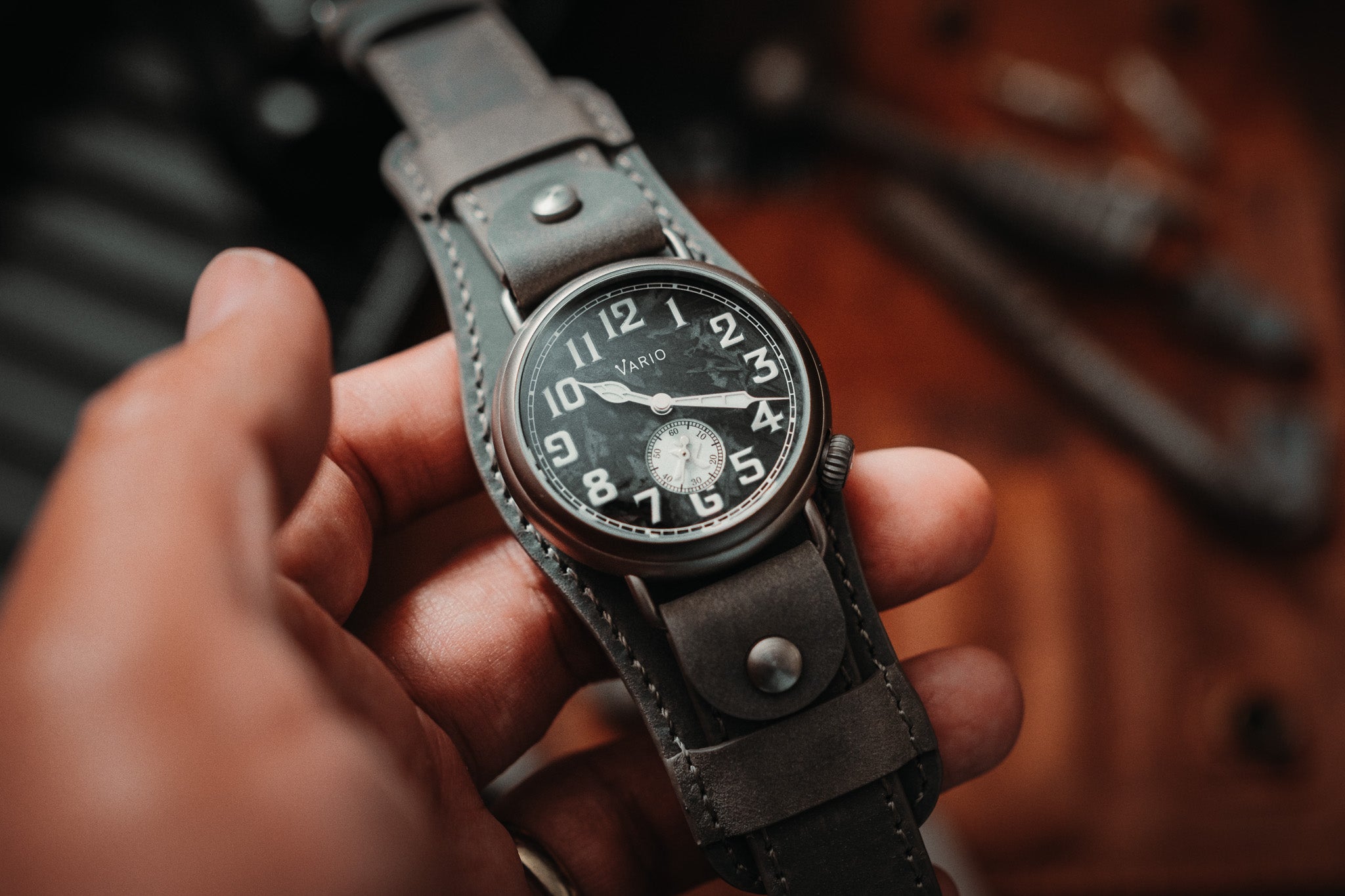 VARIO x RZE UltraHex™ Trench Lumed Carbon Fibre Watch