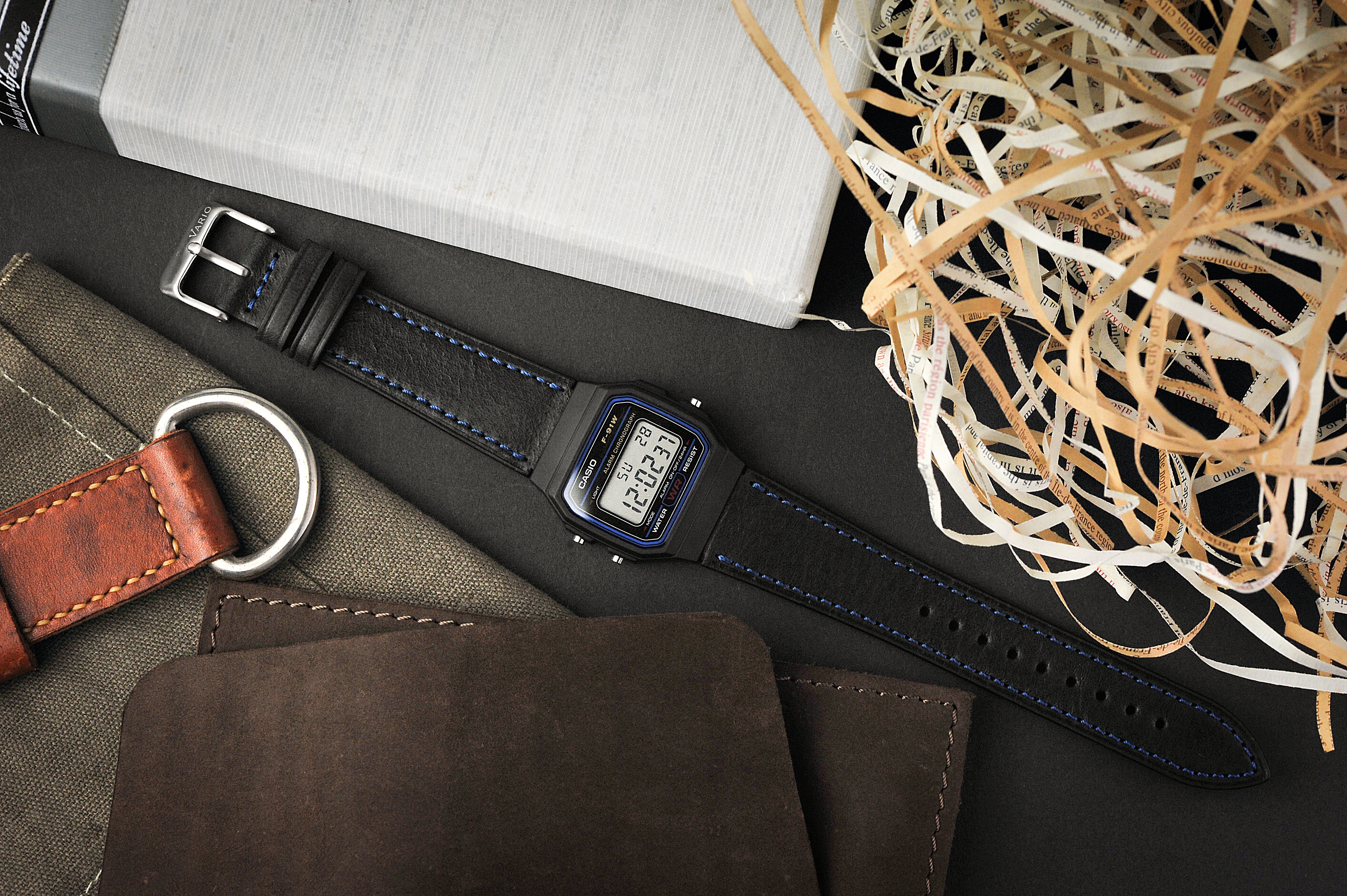 Vario F91W Timex Q watch strap