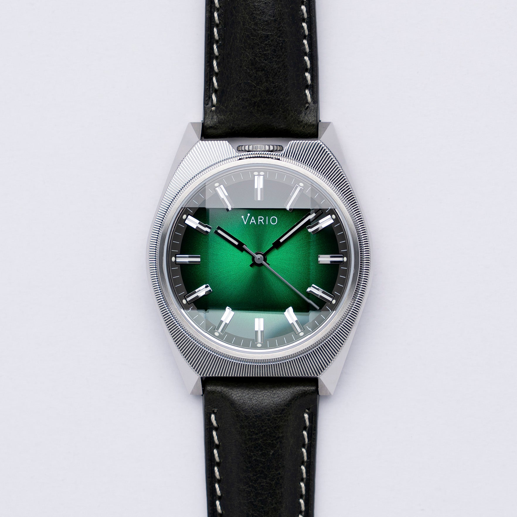 Vario Futurist faceted crystal watch 