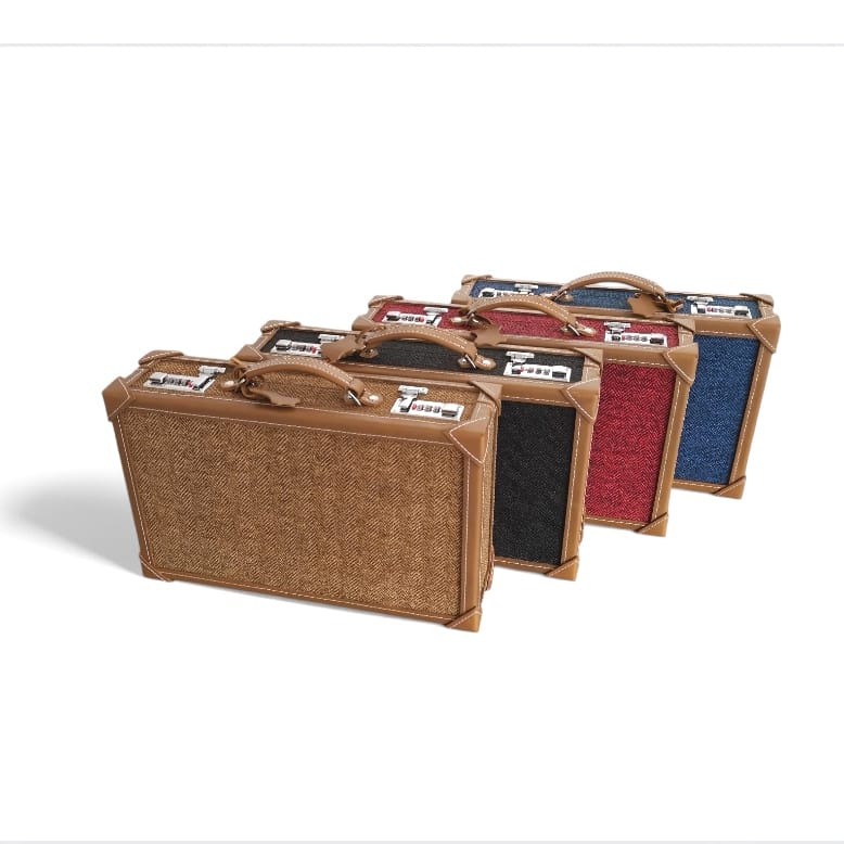 Vario Herringbone Watch Carrying Case