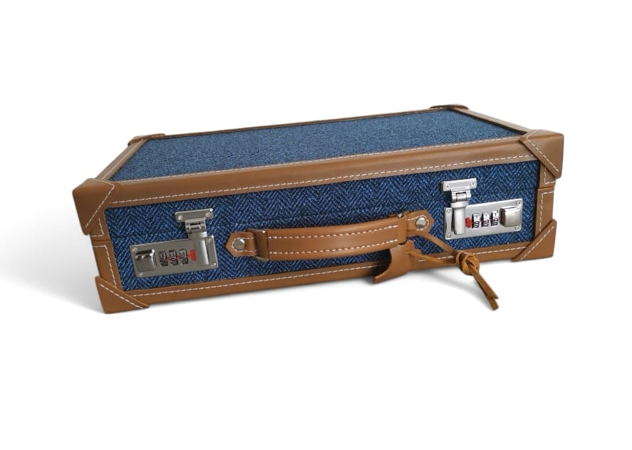Vario Herringbone Watch Carrying Case