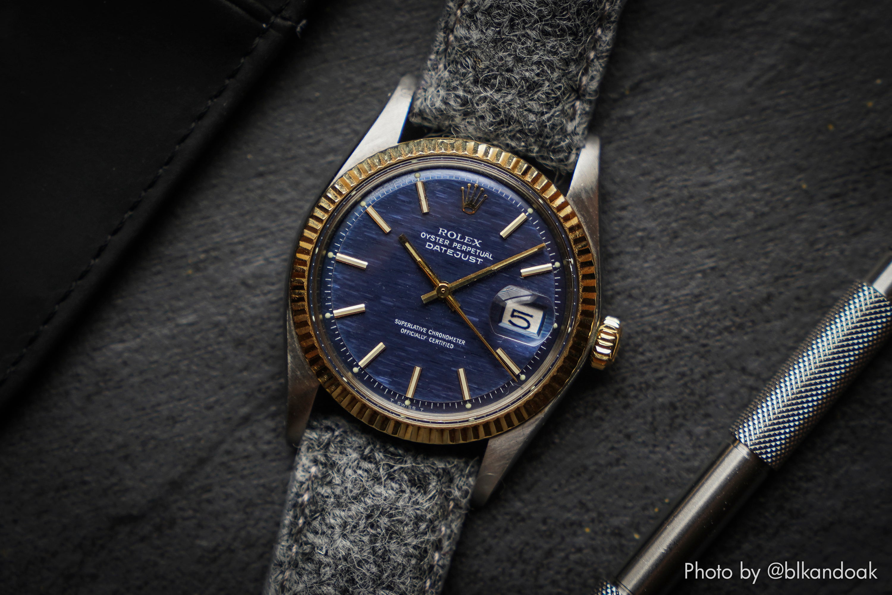vario harris tweed watch strap