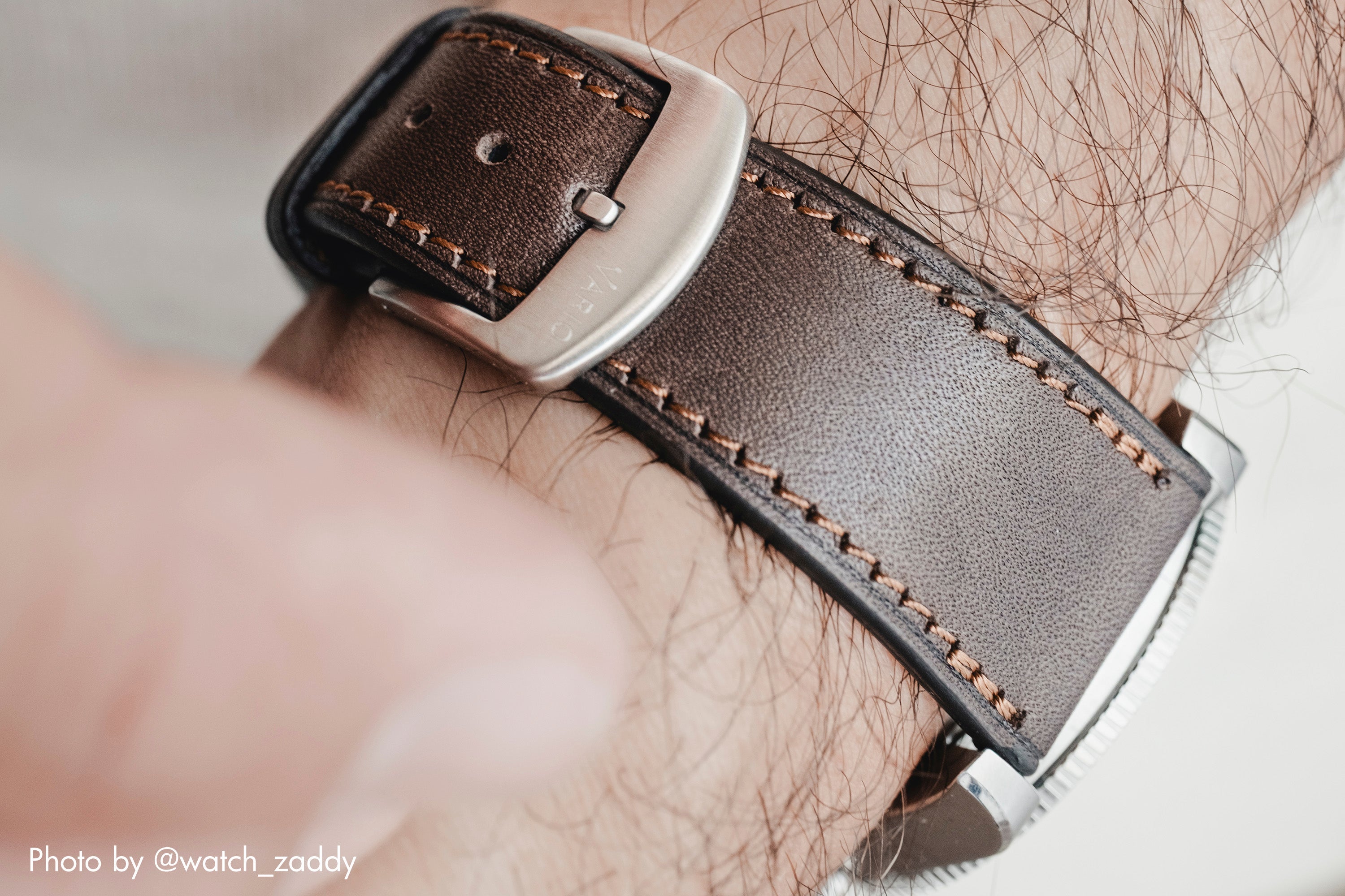 vario novonappa leather watch strap