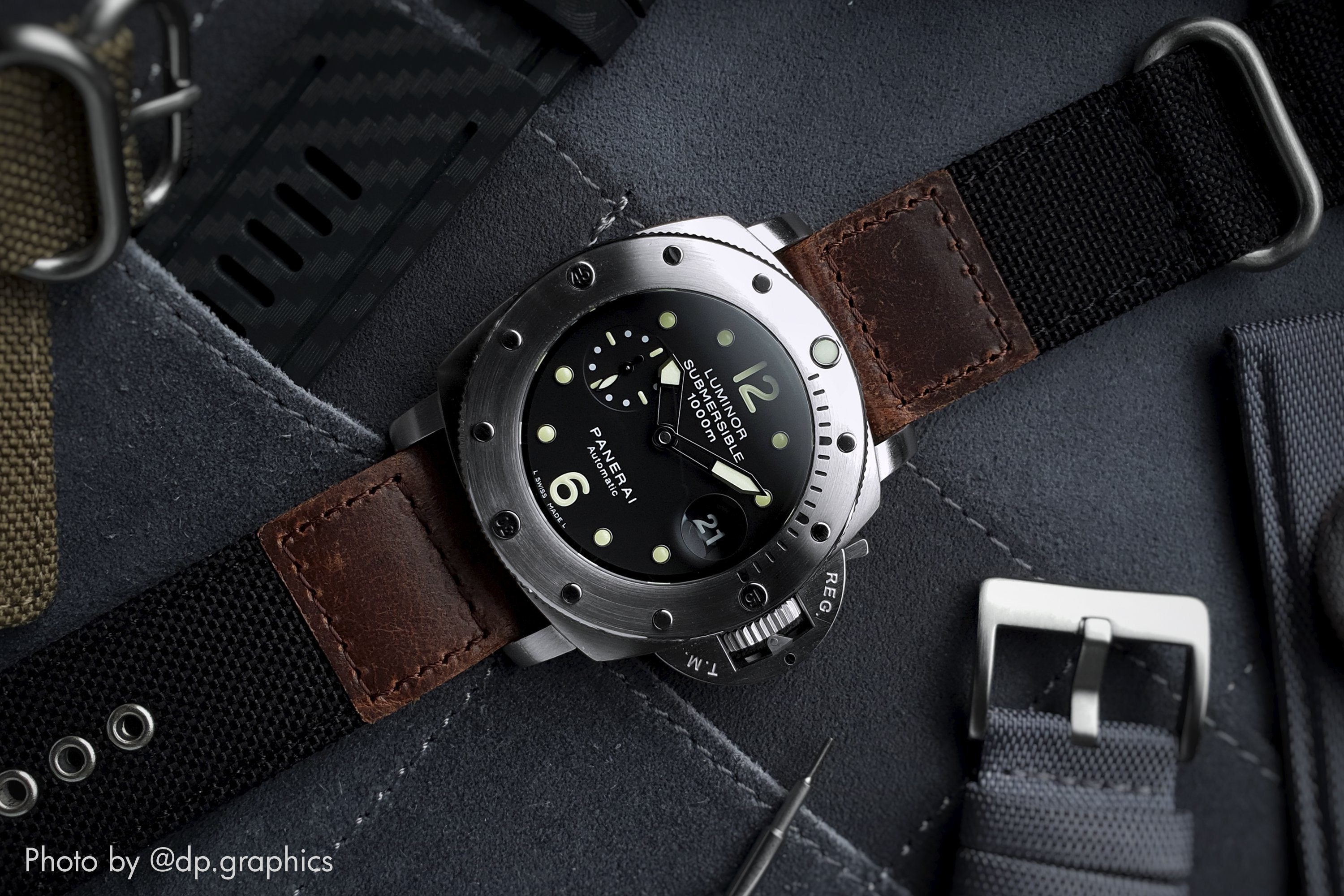 vario cordura oiled leather panerai pam