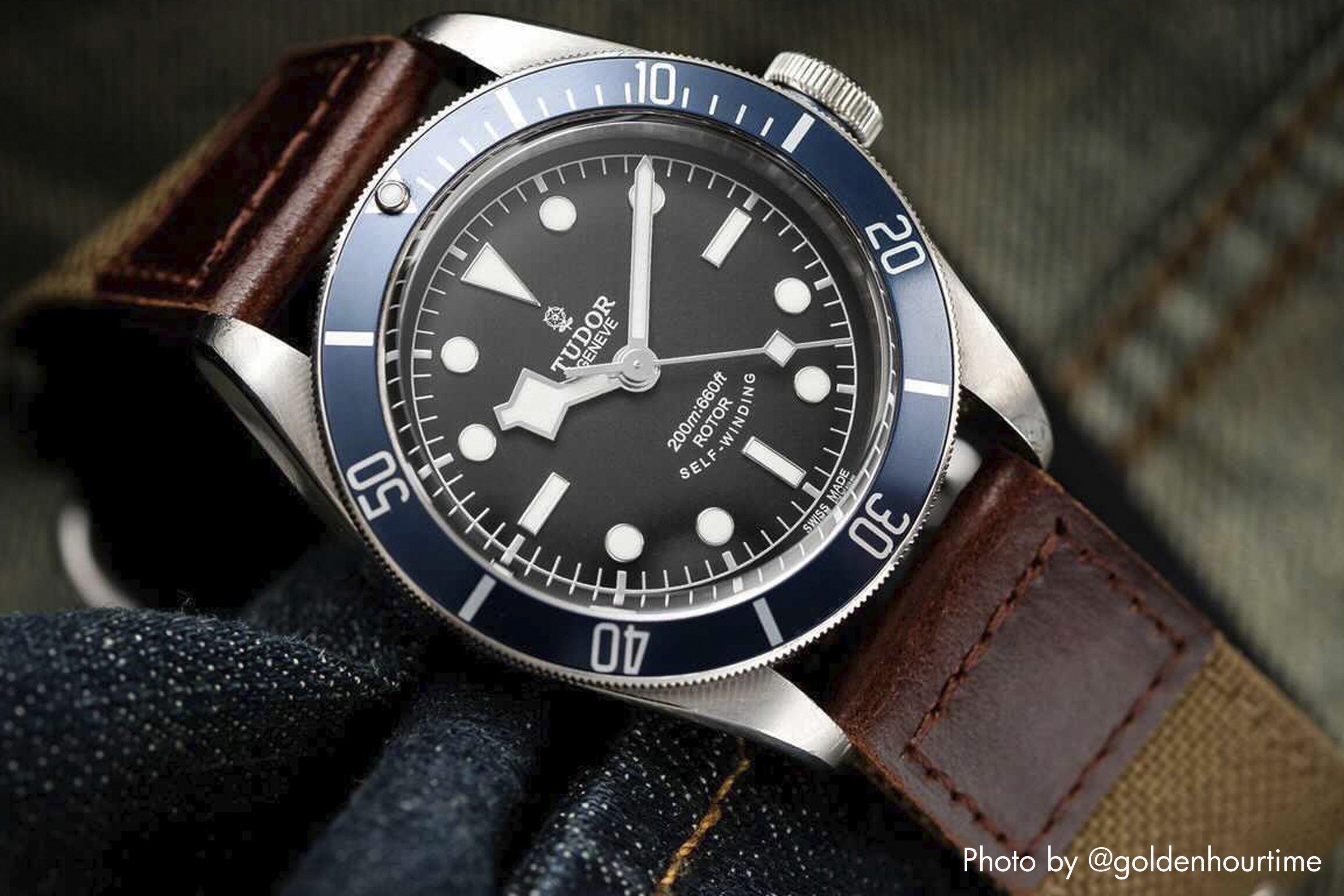 Tudor on vario cordura watch strap